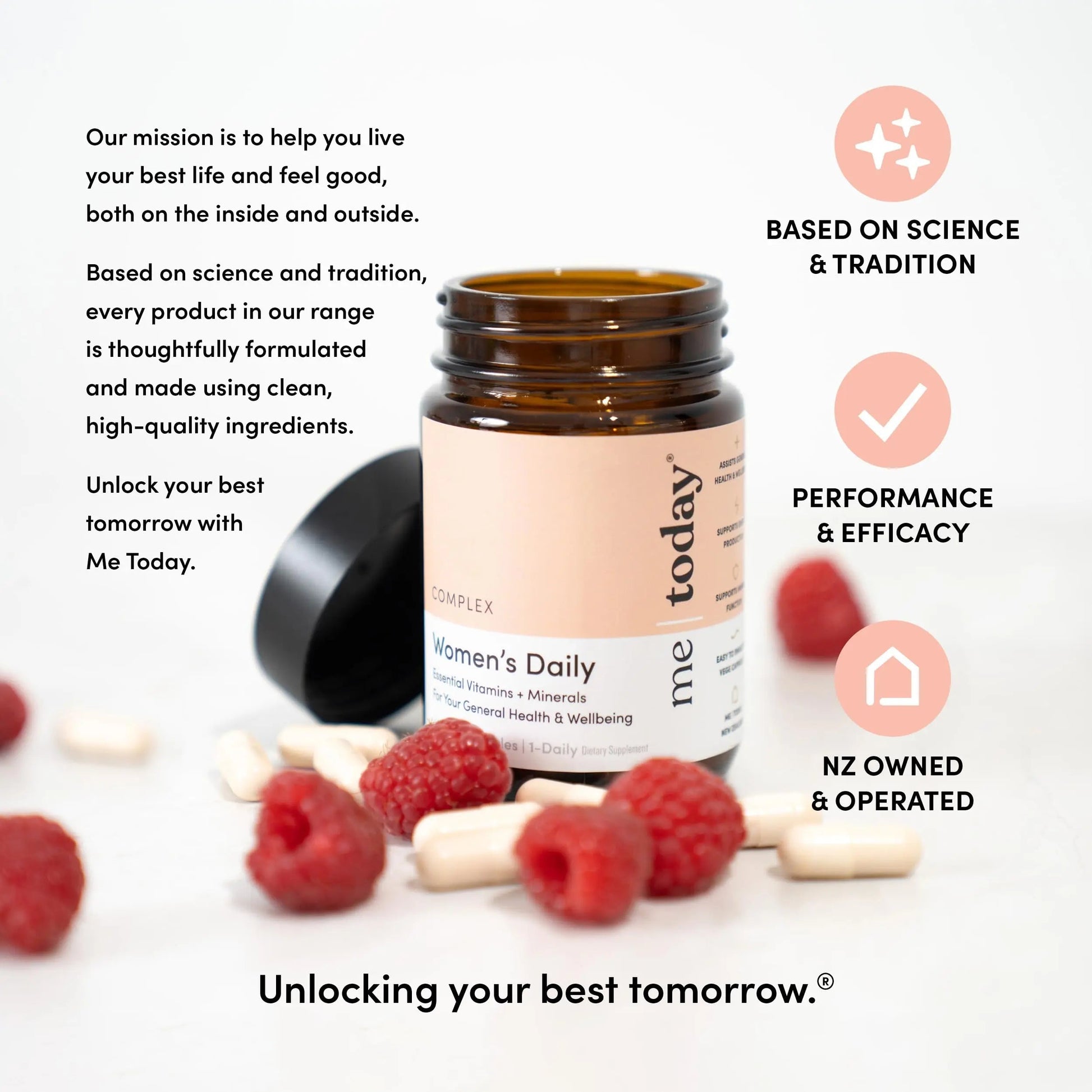 me today Daily Multivitamin for Women – Womens Multivitamin & Multimineral Supplement with 27 Vitamin A, D, C, Zinc, Magnesium me todayBuy Supplements Australia