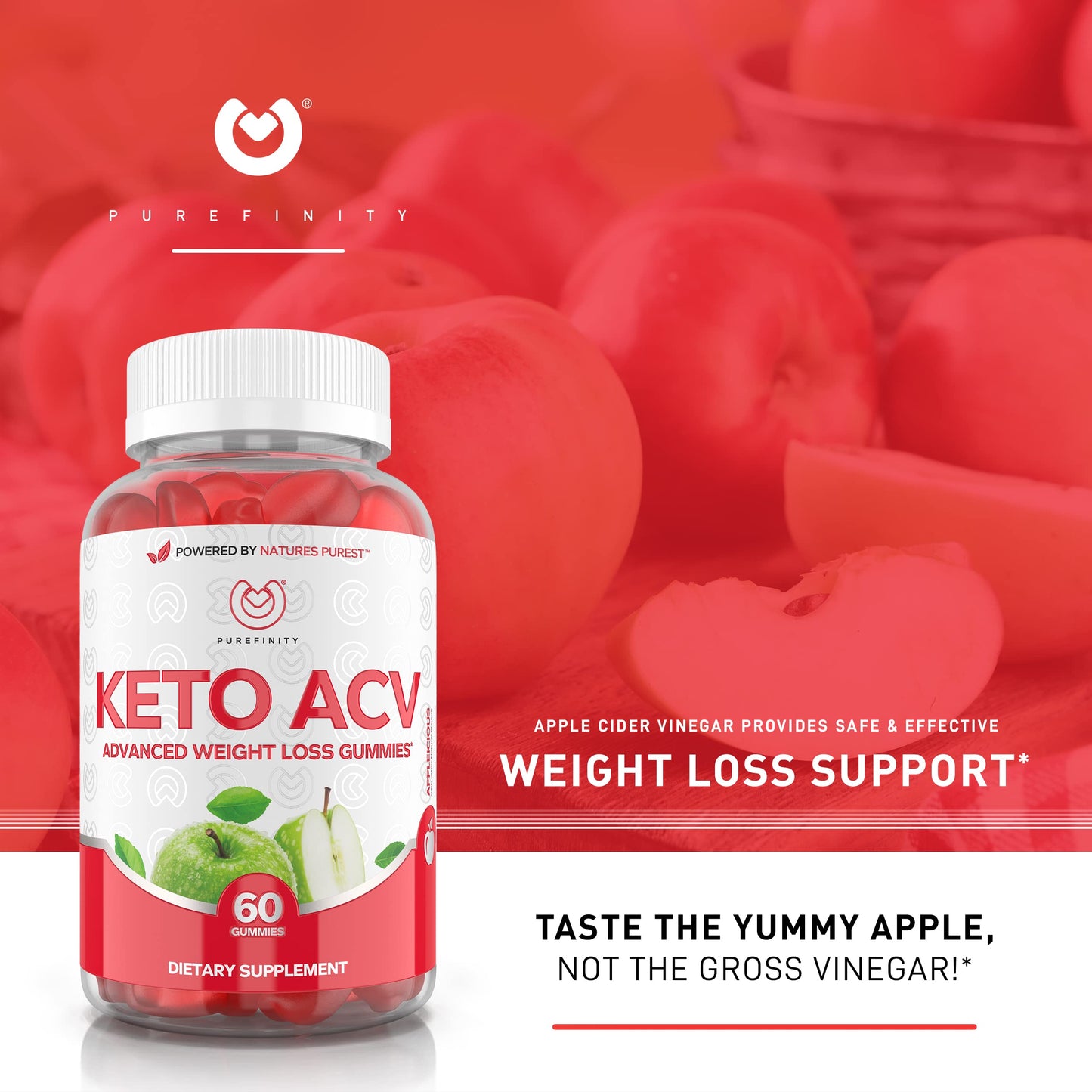 PUREFINITY Keto ACV Gummies to Support Weight Loss and Detox - True Form Keto ACV PUREFINITYBuy Supplements Australia