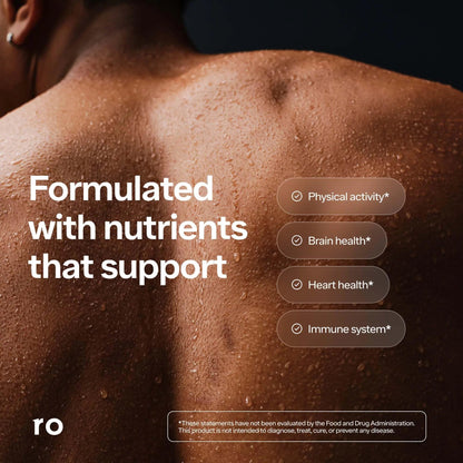 Ro Daily Multivitamin for Men | Supports Physical Activity, Brain + Heart Health, and Immune System with 23 Key Nutrients Including Calcium RoBuy Supplements Australia