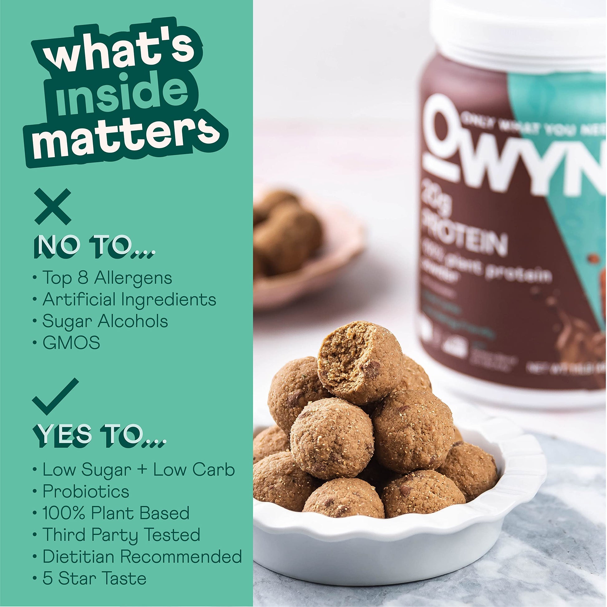 OWYN Only What You Need Vegan Protein Powder, 20g Plant Based Protein, Probiotics OWYN Only What You NeedBuy Supplements Australia