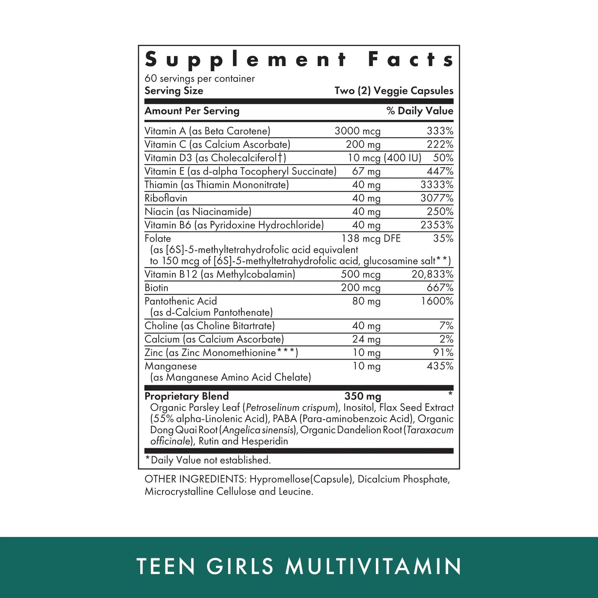 MICHAEL'S Health Naturopathic Programs Teen Girls Multivitamin - 120 Vegetarian Capsules - Nutrients for Healthy Growth & Development MICHAEL'SBuy Supplements Australia