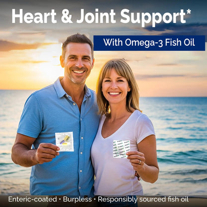 Daily Vitamin Packs for Men & Women – Immune, Energy & Heart Support with Vitamin D3, Omega-3, Probiotics, Methyl B12 & Vitamin C Planet 3Buy Supplements Australia