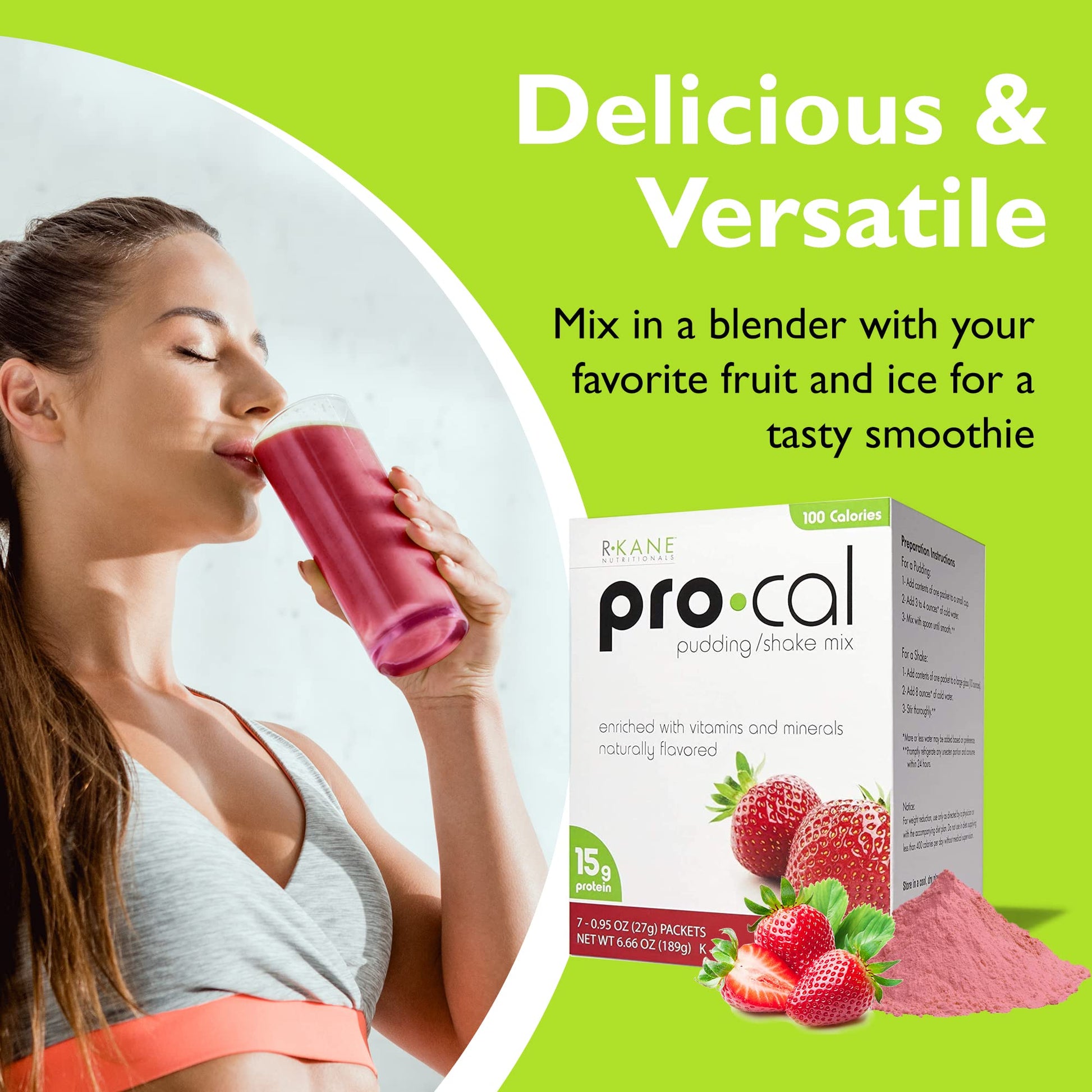 R-Kane Nutritionals Pro-Cal Pudding/Shake Mix, Low Calorie Protein Shake Powder R-Kane NutritionalsBuy Supplements Australia