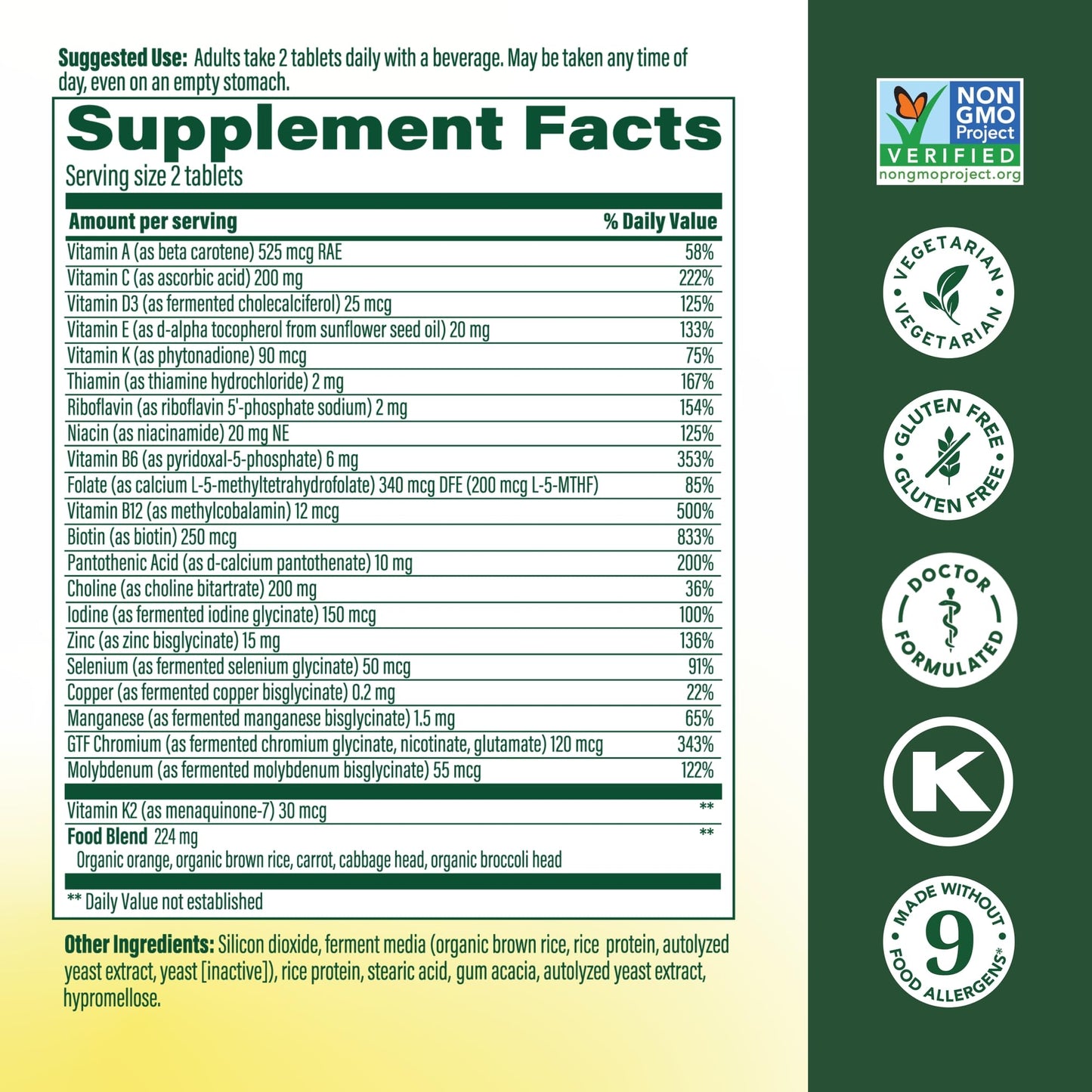 MegaFood Men's 40+ Advanced Multivitamin for Men - Dr-Formulated - Choline, Vitamin B, Vitamin C, Vitamin D, Zinc & Real Food MegaFoodBuy Supplements Australia