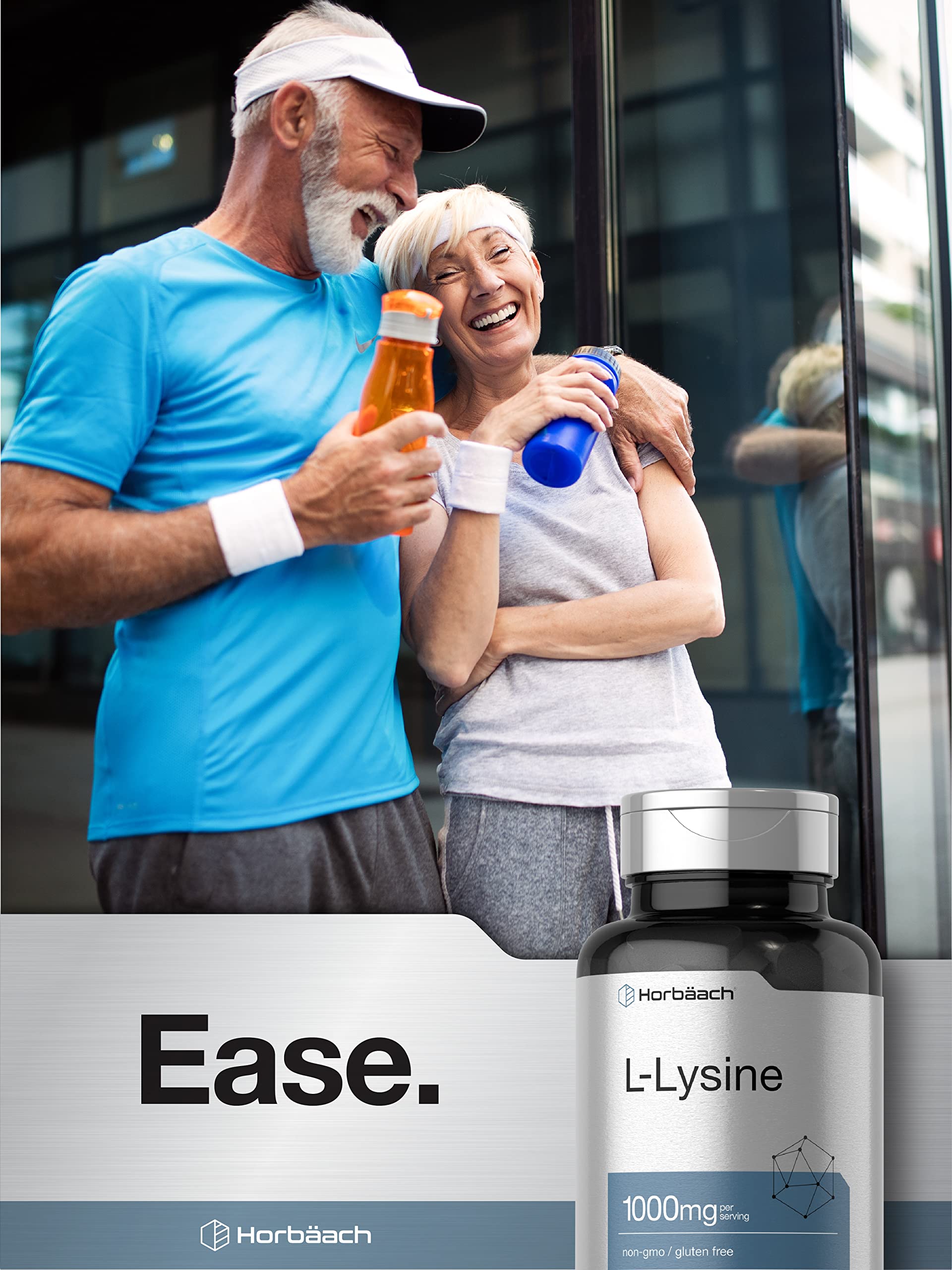 L-Lysine 1000mg | 100 Coated Caplets | Free Form Dietary Supplement | Vegetarian HorbäachBuy Supplements Australia