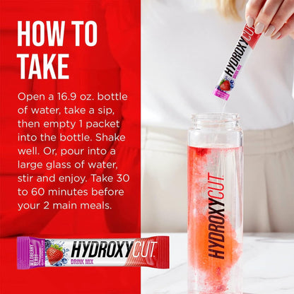 Hydroxycut Drink Mix | Energy Drink Powder | Wildberry Blast, 21 Packets, 2 Packs HydroxycutBuy Supplements Australia
