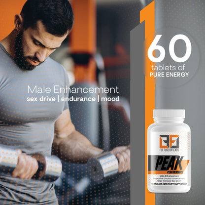 Fit Fusion Labs Peak Performance Natural Male Enhancement & Energy Booster – Tongkat Ali, Maca, Zinc & Ginseng – Supports Stamina, Strength & Recovery – 60 Tablets Fit Fusion LabsBuy Supplements Australia