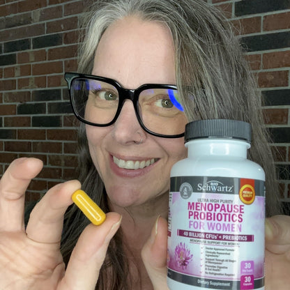 Menopause Support Probiotics for Women - Unique Menopause Relief for Hot Flashes BioSchwartzBuy Supplements Australia