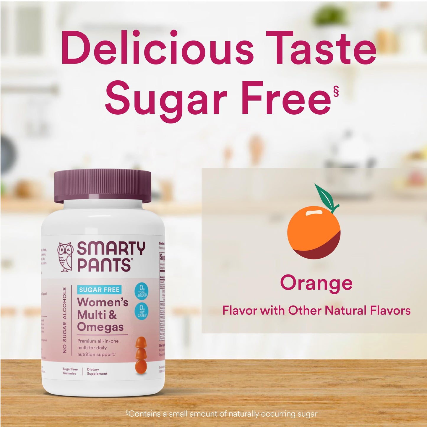 SmartyPants Women's Multivitamin Gummies, Sugar Free: Biotin, Methylfolate, Omega 3 (ALA), Vitamin D3, C, Vitamin B12 SmartyPantsBuy Supplements Australia
