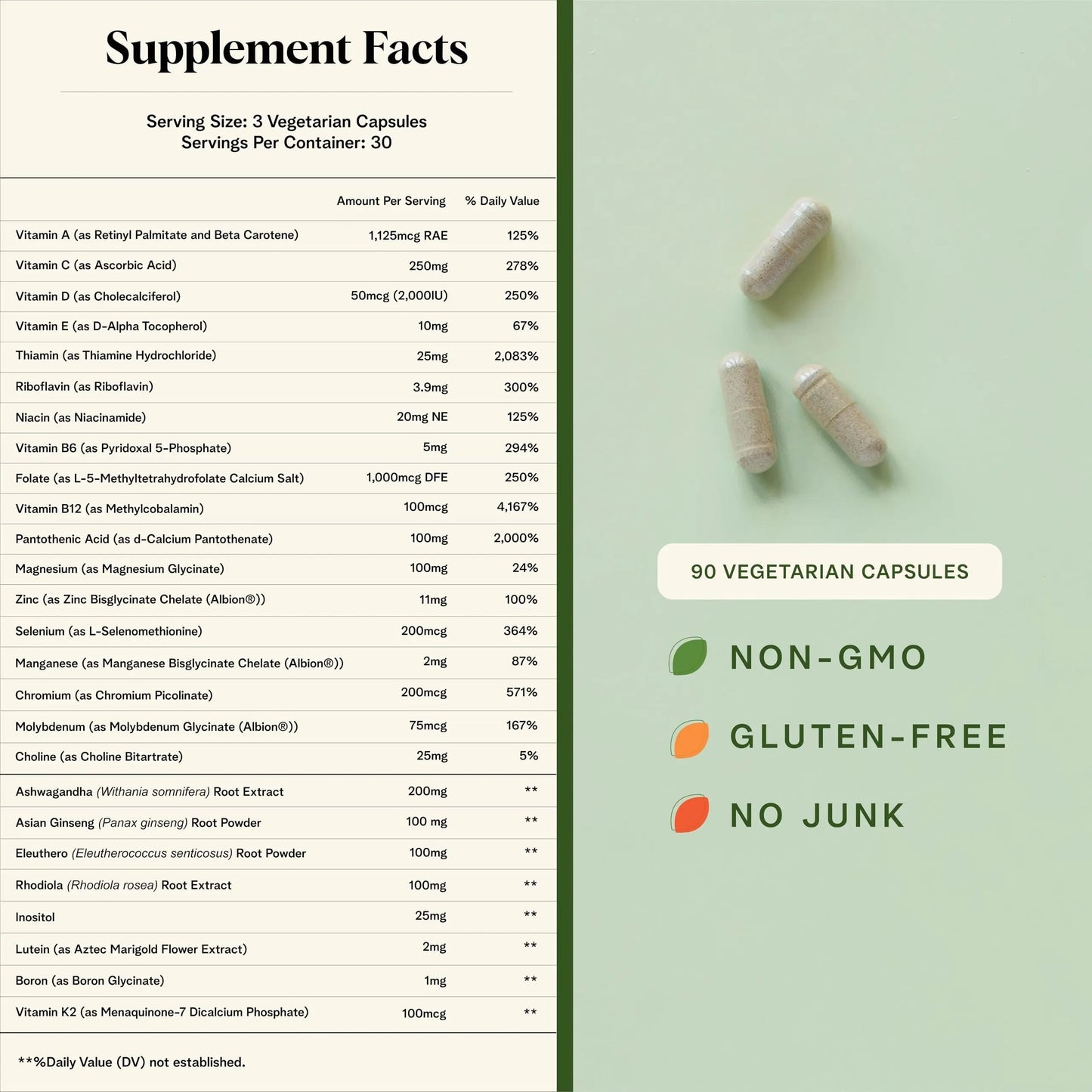 Healthy Response Daily Response Multivitamin 90 Capsules - Multivitamin + Adaptogen Blend for Energy & Stress Support Healthy ResponseBuy Supplements Australia