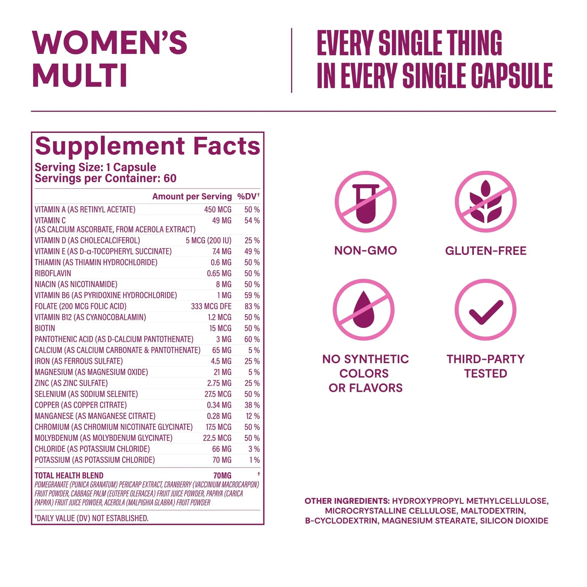 Habit Womens Multi Supplement 2 Pack (120 Capsules) - New Look, Supports General Health & Wellness, 23 Essential Vitamins and Minerals H' HabitBuy Supplements Australia