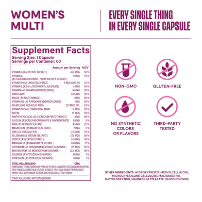 Habit Womens Multi Supplement 2 Pack (120 Capsules) - New Look, Supports General Health & Wellness, 23 Essential Vitamins and Minerals H' HabitBuy Supplements Australia