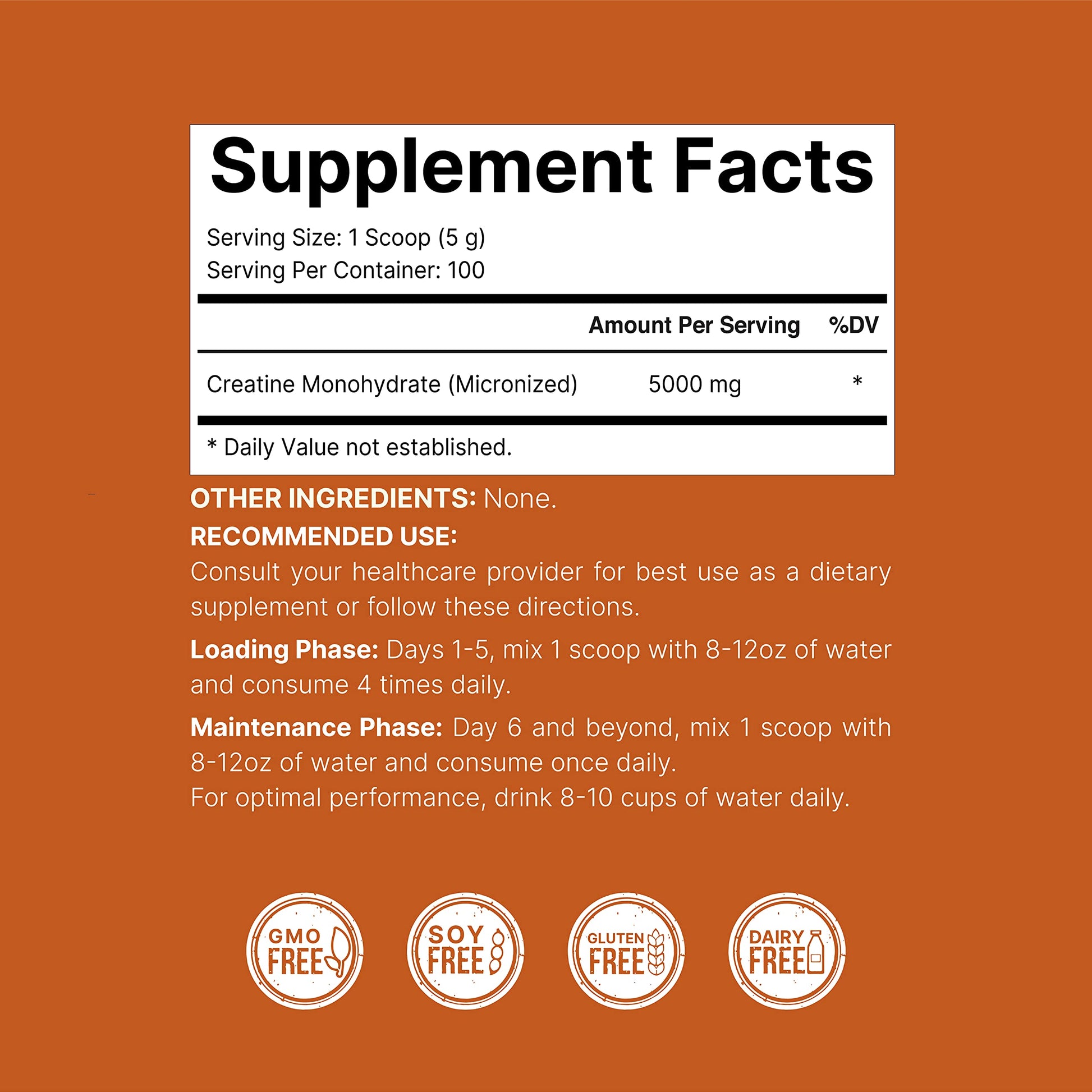 NatureBell 2 Pack Creatine Monohydrate Powder 500 Grams, 5000mg Per Serving NatureBellBuy Supplements Australia