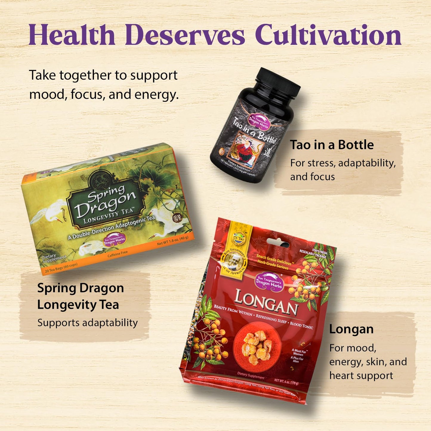 Dragon Herbs Super Adaptogen | All Natural Supplement to Support Well-Being, Mood, Immune Function, Strong Adaptive Response | All Natural Ingredients, Non-GMO (100 Capsules, 500 mg Per Capsule)” Dragon HerbsBuy Supplements Australia