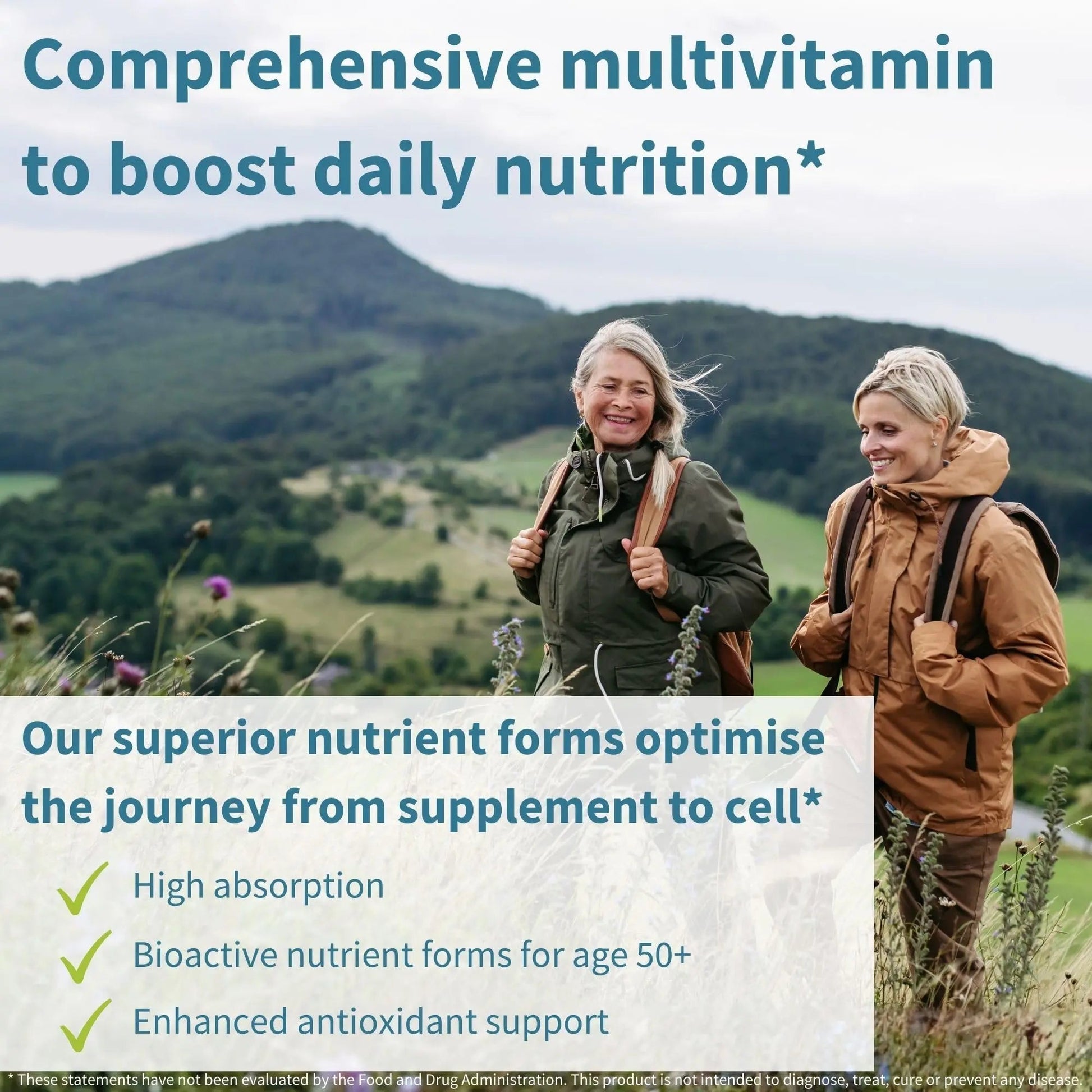 Igennus Methylated Women's 50+ Multivitamin with Calcium & Magnesium, Pure & Clean, All-Day Nutrient Delivery with High-Strength B-Vitamins Igennus Healthcare Nutrition