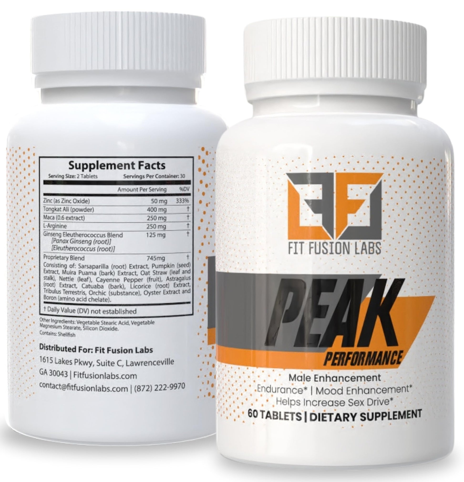 Fit Fusion Labs Peak Performance Natural Male Enhancement & Energy Booster – Tongkat Ali, Maca, Zinc & Ginseng – Supports Stamina, Strength & Recovery – 60 Tablets Fit Fusion LabsBuy Supplements Australia