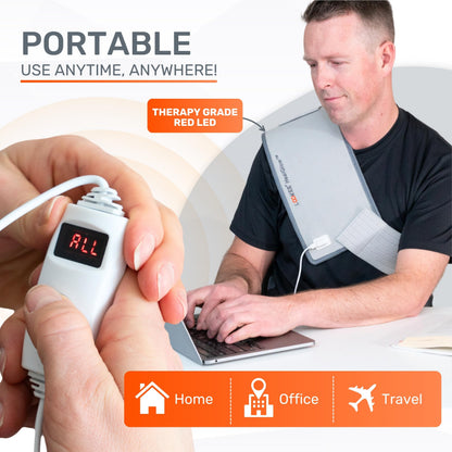 LOOKEE HealGlow Pro Medical Infrared & Red-Light Therapy Belt - LED Technology - 60W Powerful LOOKEEBuy Supplements Australia