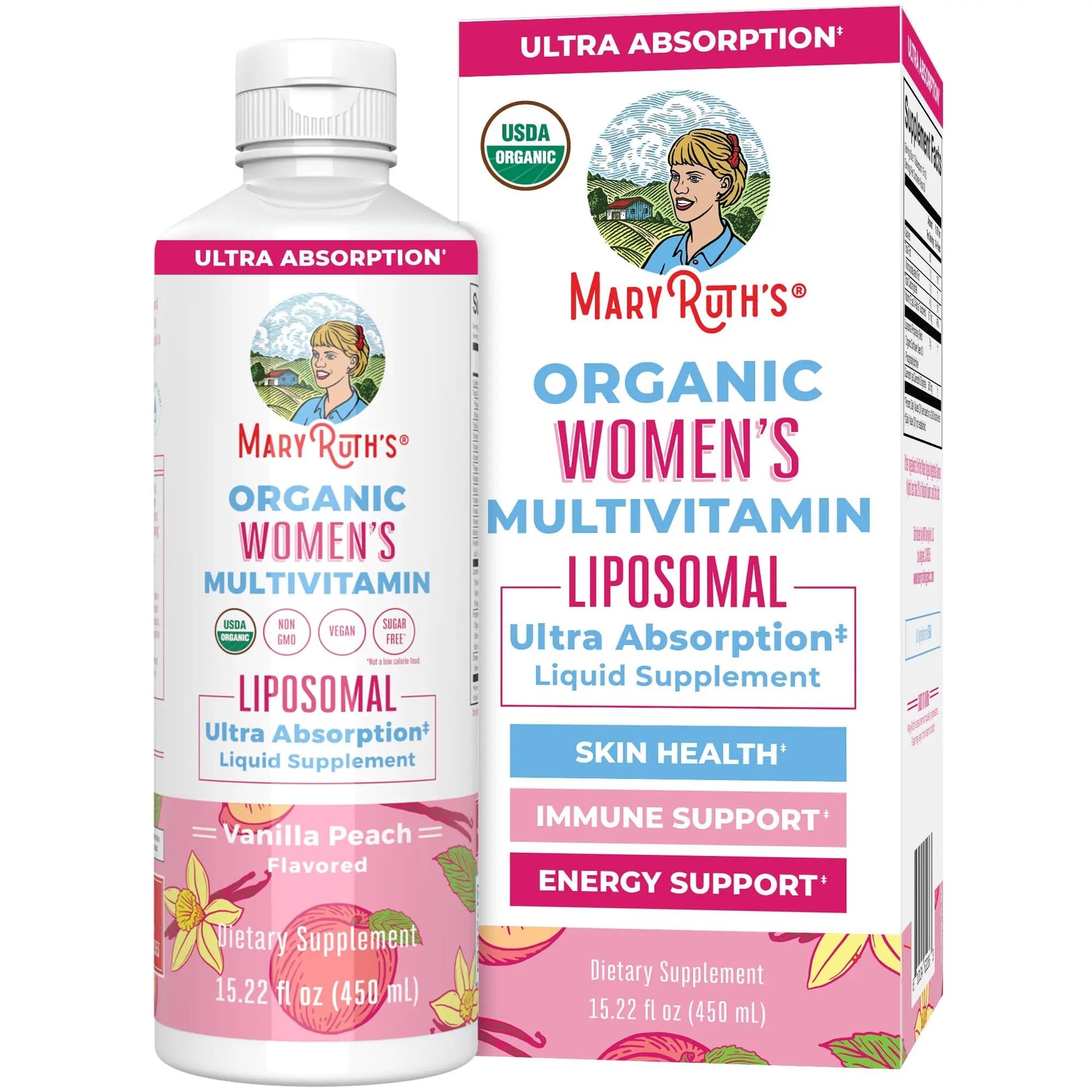 MaryRuth Organics USDA Organic Multivitamin for Women, Sugar Free Womens Multivitamin, Liquid Vitamins for Women MaryRuth OrganicsBuy Supplements Australia