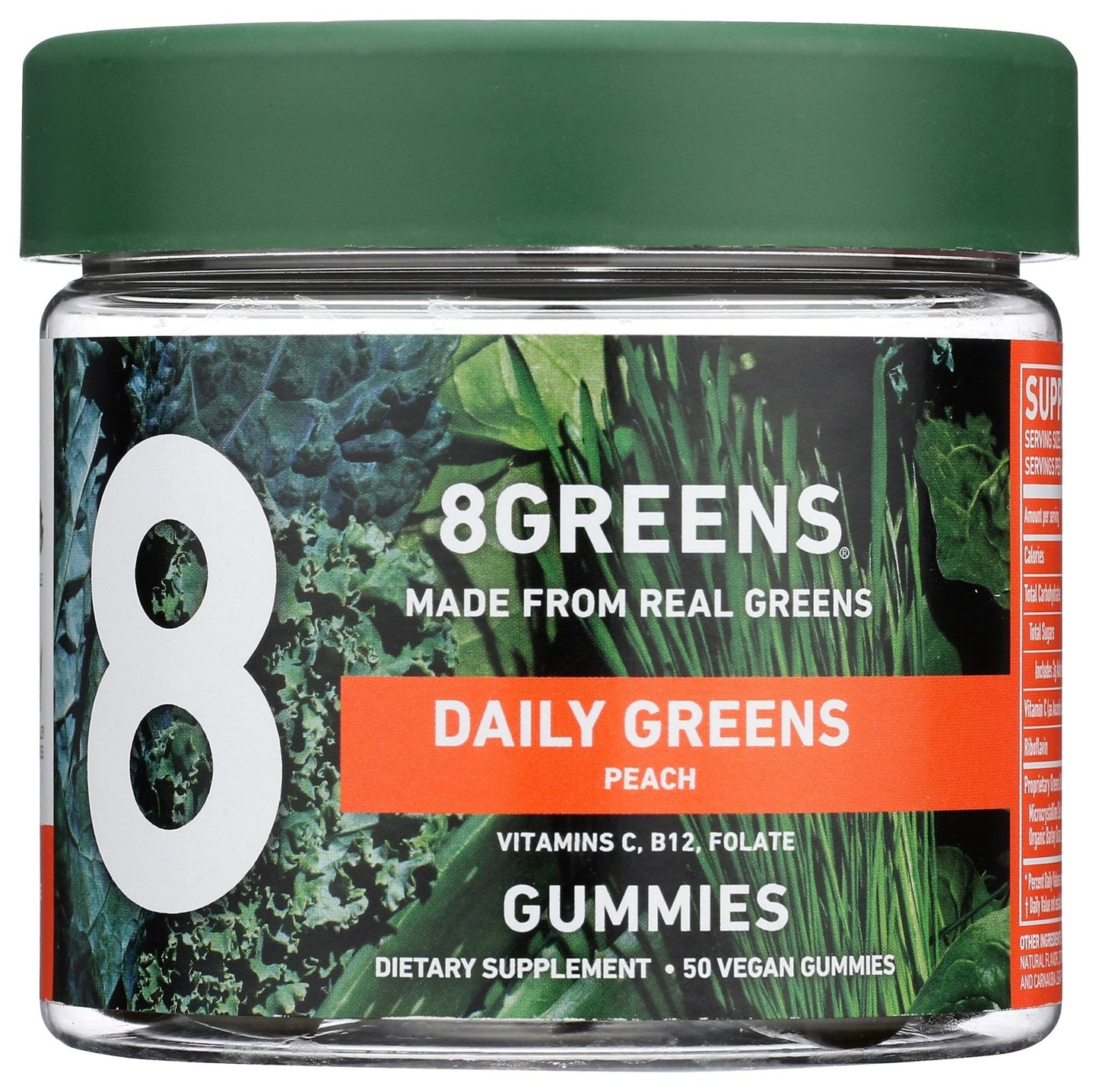 8Greens Daily Greens Gummies - Superfood Booster, Energy & Immune Support - Maple Wellness Supplements