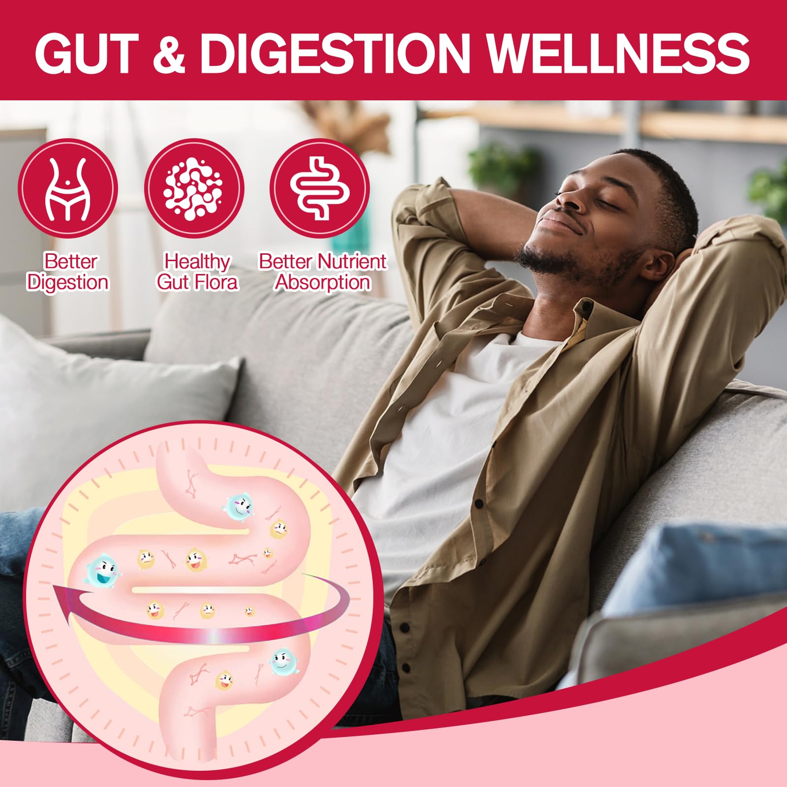 9-in-1 Probiotic Prebiotic Fiber Gummies for Adults & Teens 16G Fiber per Serving, Psyllium Husk Fiber Supplement with 5 Billion CFU Bacillus Coagulans - Maple Wellness Supplements