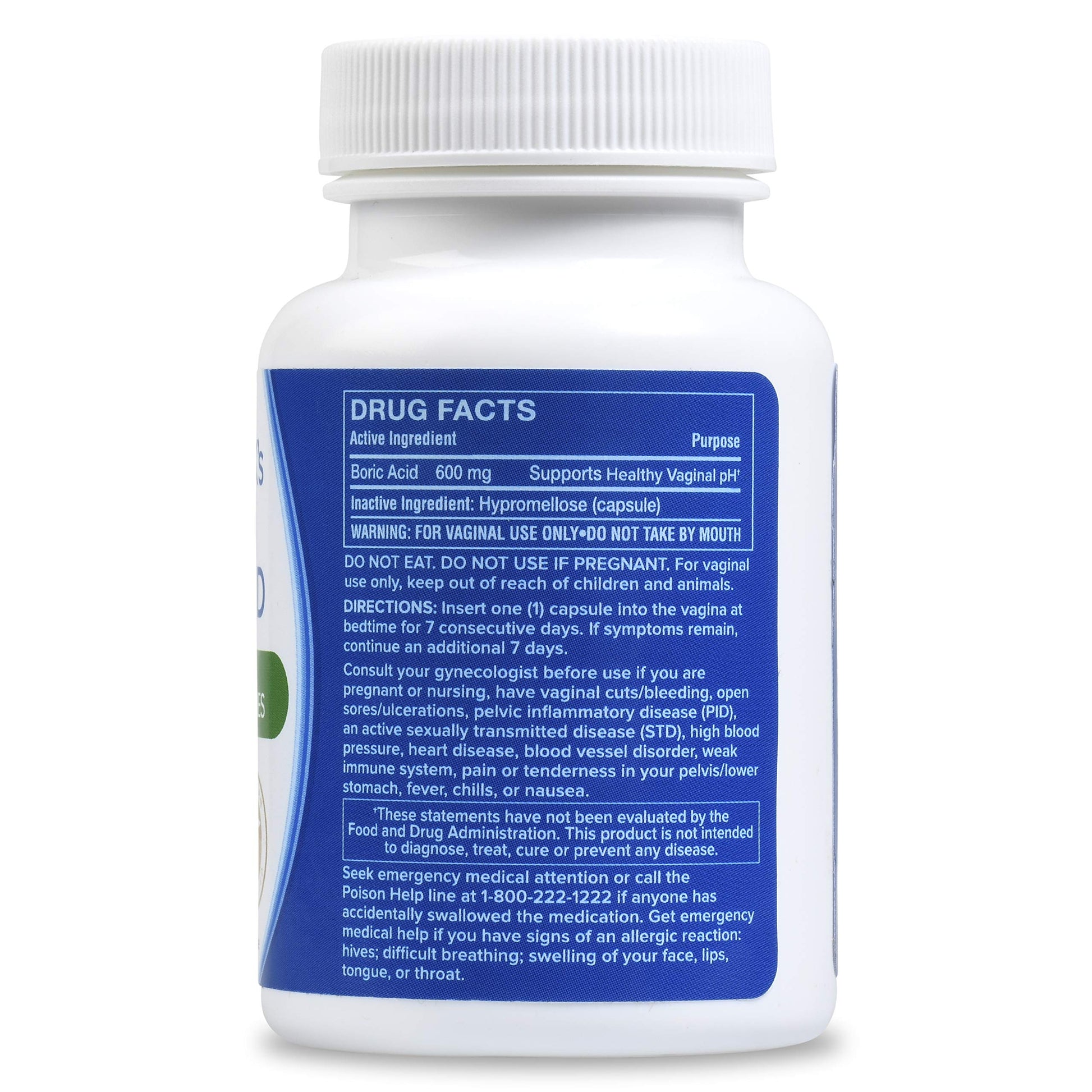 doctor MK's NATURAL Boric Acid Suppositories (600mg) for Healthy Feminine pH Support doctor MK's NATURALBuy Supplements Australia