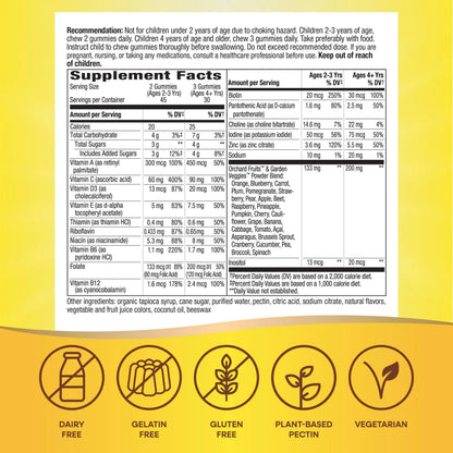Nature's Way Alive! Children's Premium Gummy Multivitamin, Gluten Free, Made with Pectin, 90 Gummies Nature's Way