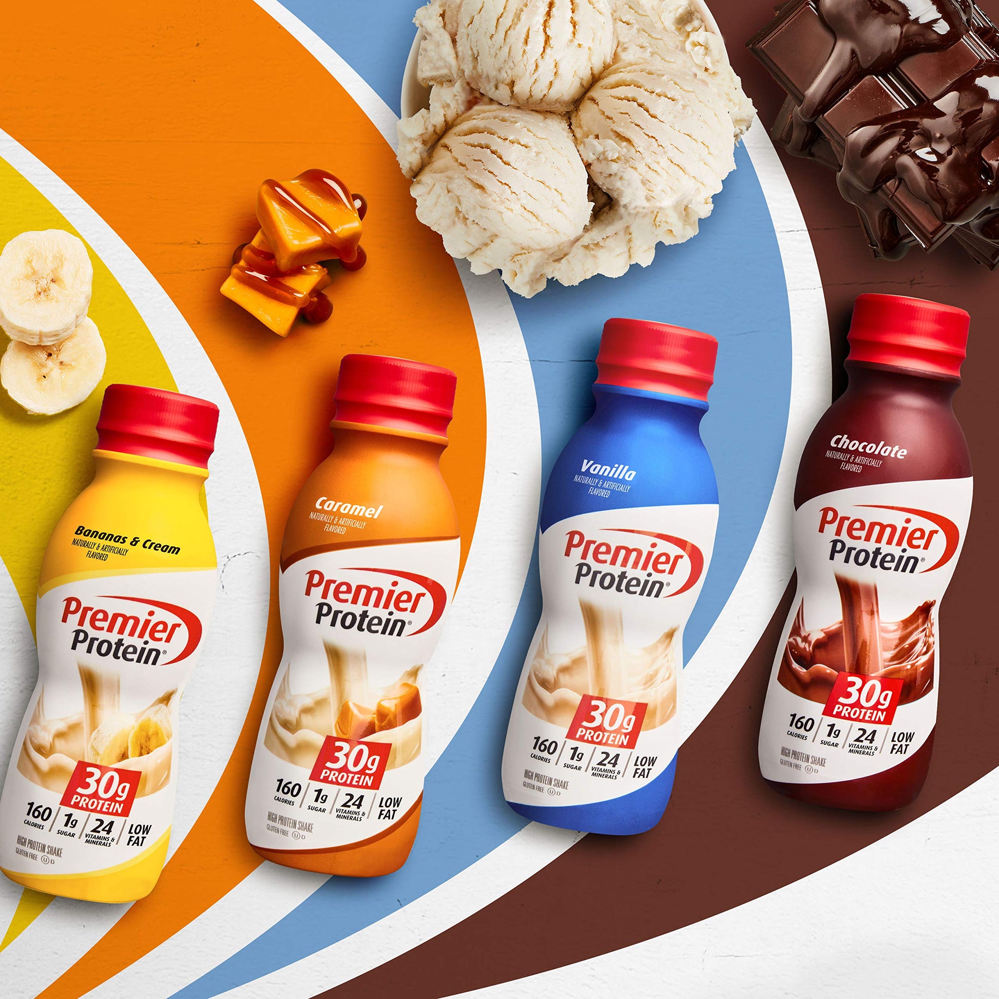 Premier Protein Shake, Cookies & Cream, 30g Protein, 1g Sugar, 24 Vitamins & Minerals Premier ProteinBuy Supplements Australia