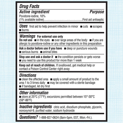 Betadine Antiseptic Liquid First Aid Solution, Povidone-iodine 10%, Infection BetadineBuy Supplements Australia