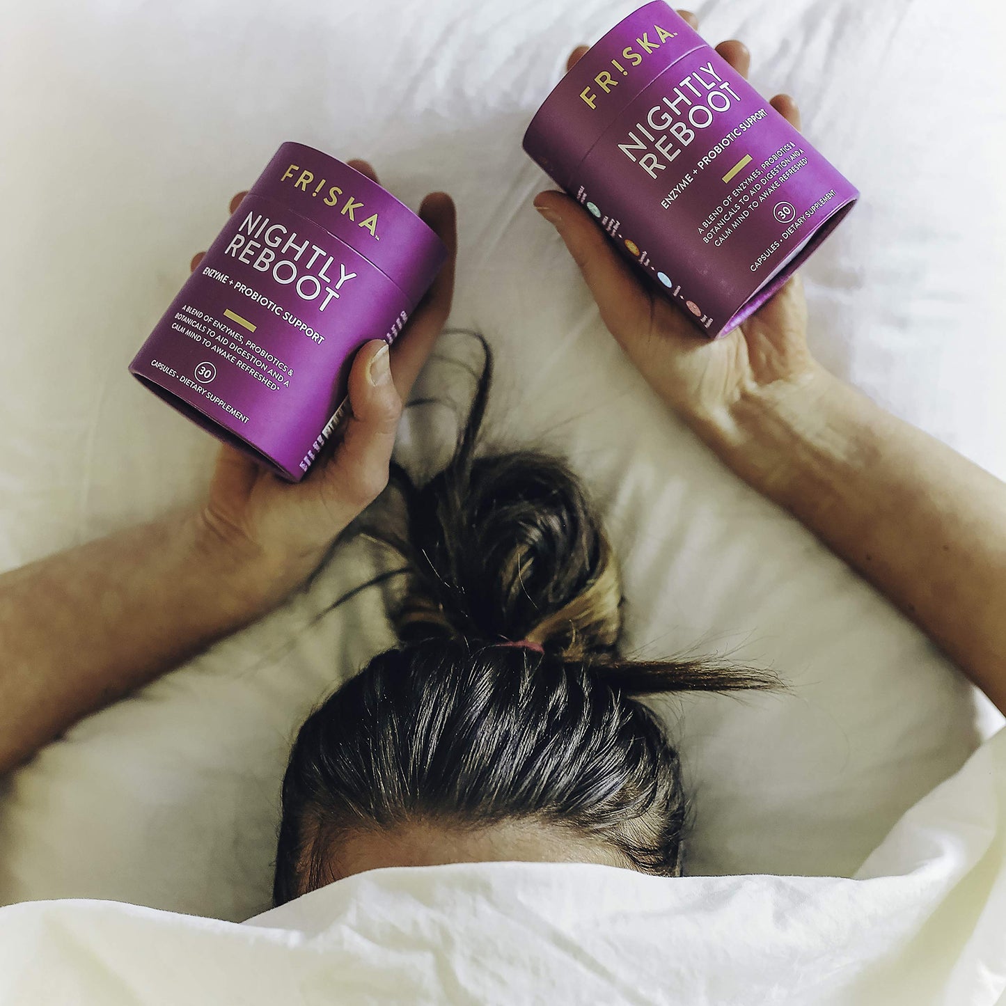 FRISKA Nightly Reboot Enzyme and Probiotics Supplement, Promotes Better Digestion FR!SKABuy Supplements Australia
