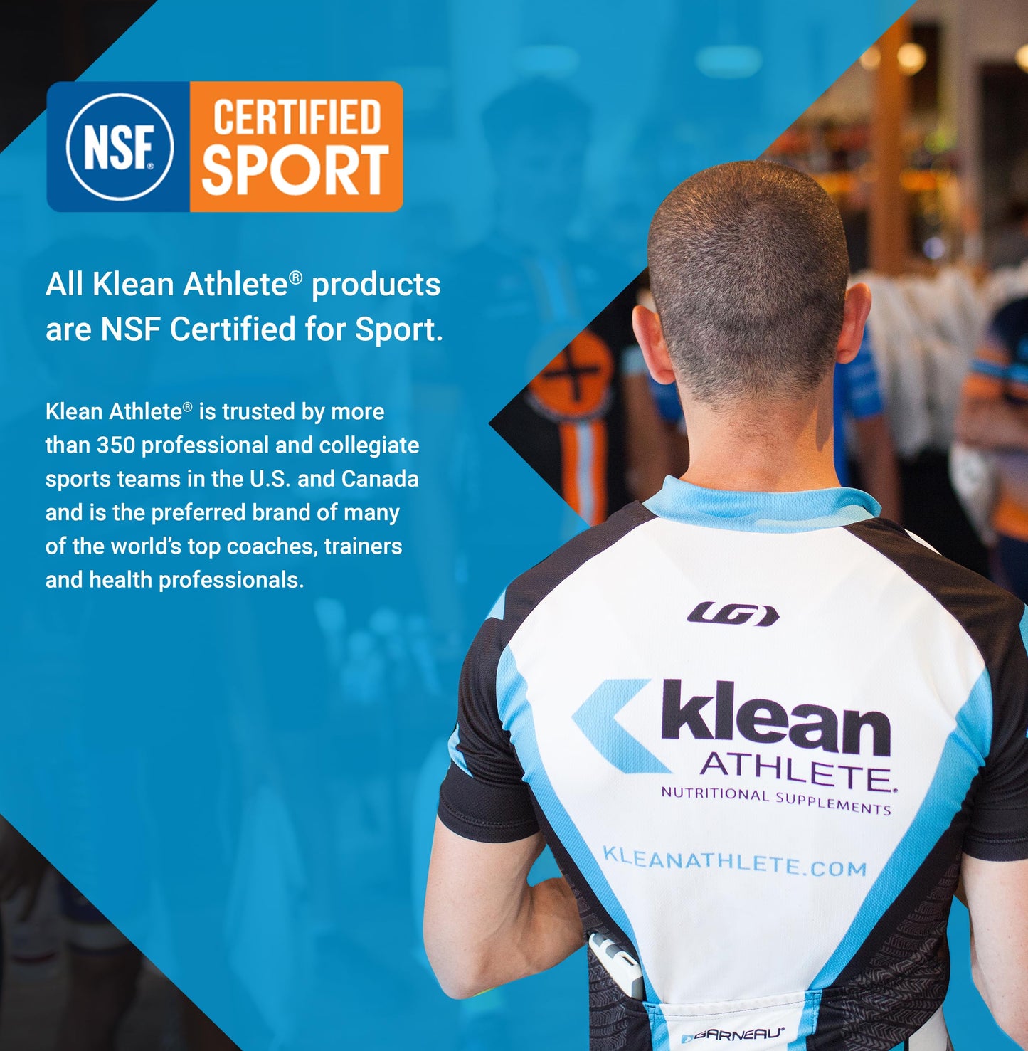 Klean Athlete Klean Sport Pack - Contains Magnesium Glycinate, Vitamin D & Omega-3 - Supports Muscle, Joint & Immune Health - NSF Certified - Daily Nutritional Supplement for Athletes - 30 Packets Klean AthleteBuy Supplements Australia