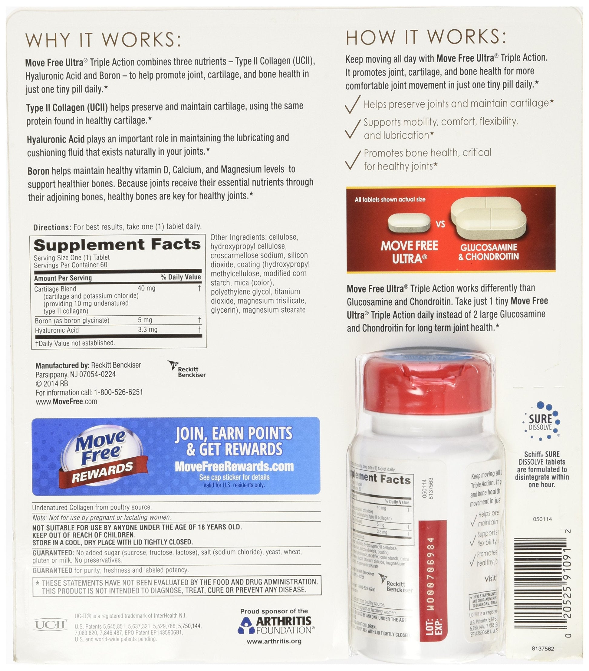 Schiff Move Free Ultra (60 ct.) SchiffBuy Supplements Australia