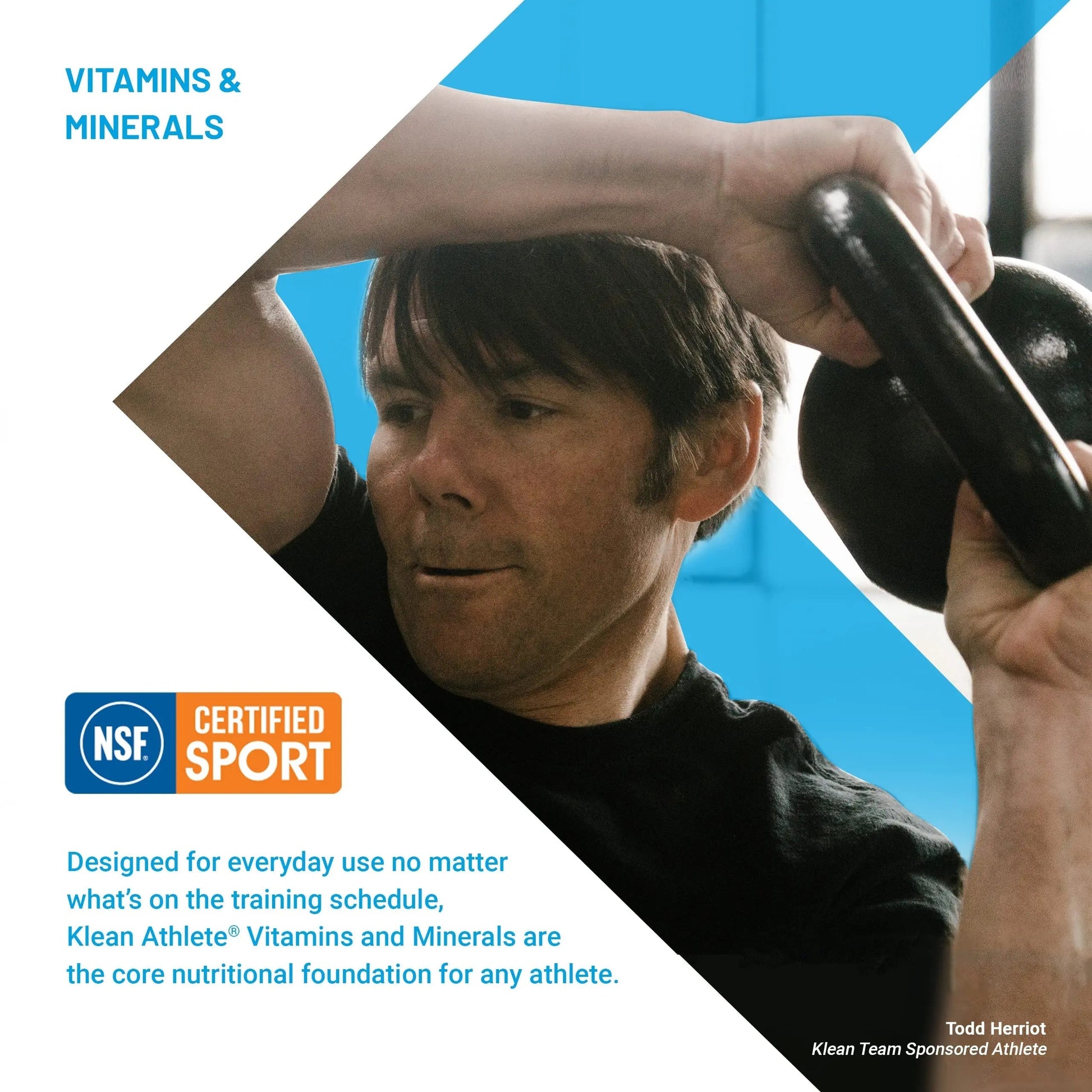 Klean Athlete Klean Multivitamin - Essential Nutrients & Antioxidants for Optimal Health - NSF Certified for Sport - 60 Tablets Klean AthleteBuy Supplements Australia