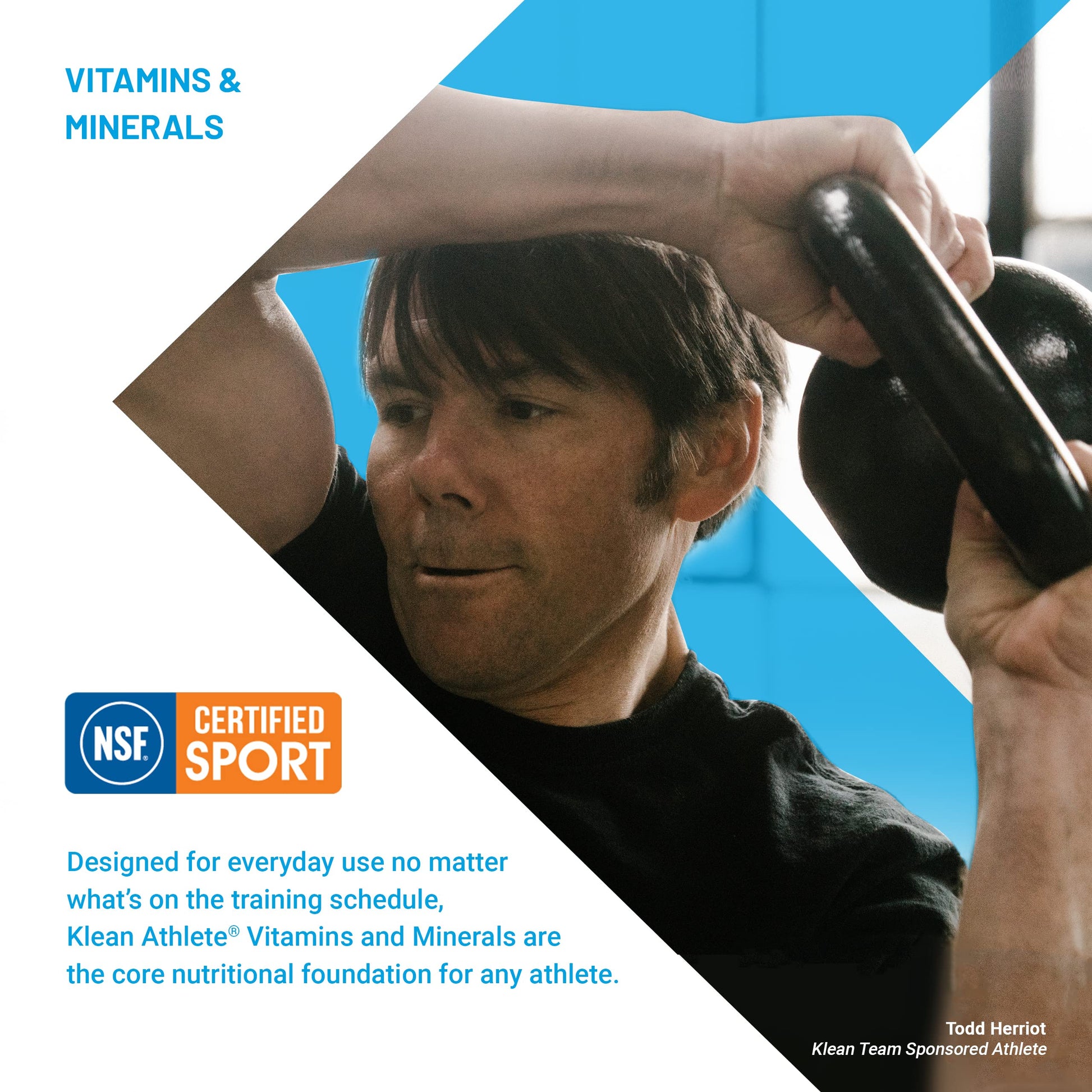 Klean Athlete Klean Sport Pack - Contains Magnesium Glycinate, Vitamin D & Omega-3 - Supports Muscle, Joint & Immune Health - NSF Certified - Daily Nutritional Supplement for Athletes - 30 Packets Klean AthleteBuy Supplements Australia