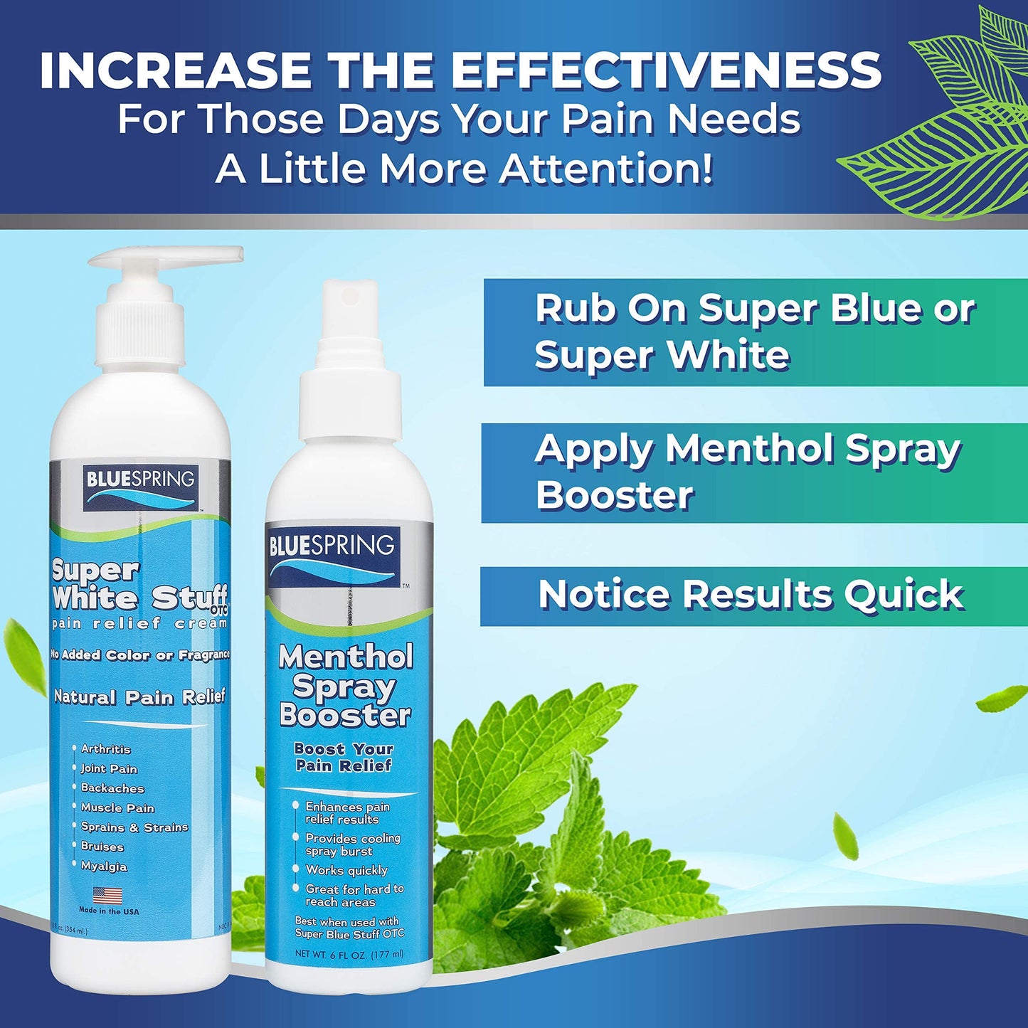 Emu Therapy Super White Stuff OTC 12-oz. Pump Bottle - Natural, Made in USA, Paraben-Free, Works in As Little As 5 Minutes for Joint/Muscle Pain, Backaches, Sprains/Strains, Bruises & More Emu TherapyBuy Supplements Australia
