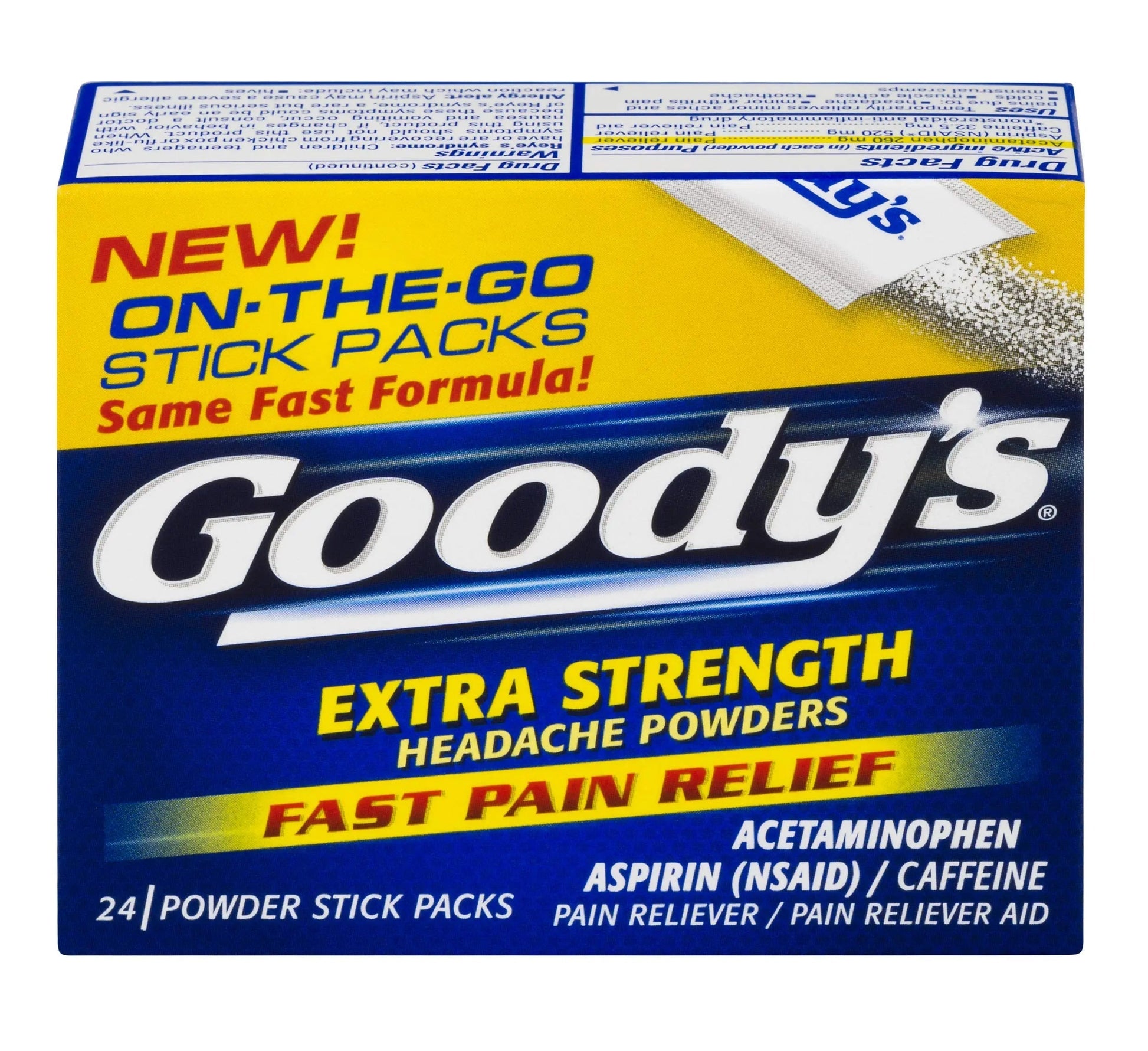 Goody's Extra Strength Powders | Fast Pain Relief | Aspirin & Caffeine | 24 Count Goody'sBuy Supplements Australia