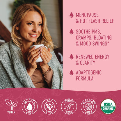 Hormone Balance Liquid Drops | With Stinging Nettle, Black Cohosh, Red Raspberry Leaf SMNutritionBuy Supplements Australia