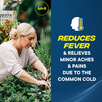 Advil Liqui-Gels Pain Reliever and Fever Reducer, Pain Medicine for Adults with Ibuprofen 200mg for Headache, Backache, Menstrual Pain and Joint Pain Relief - 50x2 Liquid Filled Capsules AdvilBuy Supplements Australia