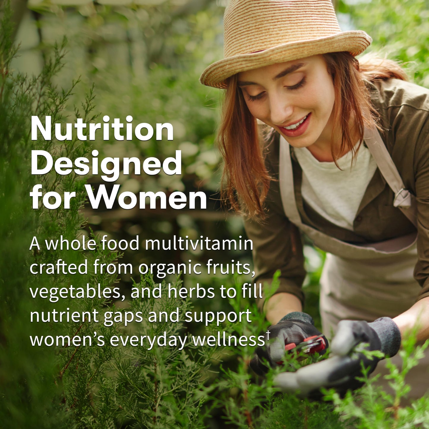 Garden of Life Organics Multivitamin for Women - Women's Once Daily Multi - Whole Food Multi with Iron, Biotin, Vegan Organic Womens Multivitamin for Health