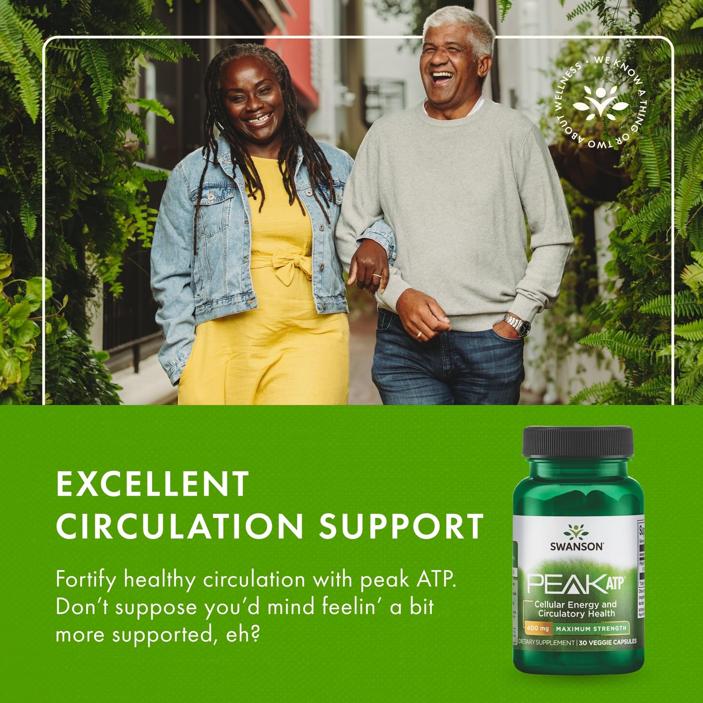 Swanson Maximum Strength Peak ATP-Natural Supplement Promoting Cellular Energy Support-Supports Physical Performance and Promotes Healthy Blood Flow Support-(30 Veggie Capsules, 400mg Each) 1 Pack SwansonBuy Supplements Australia