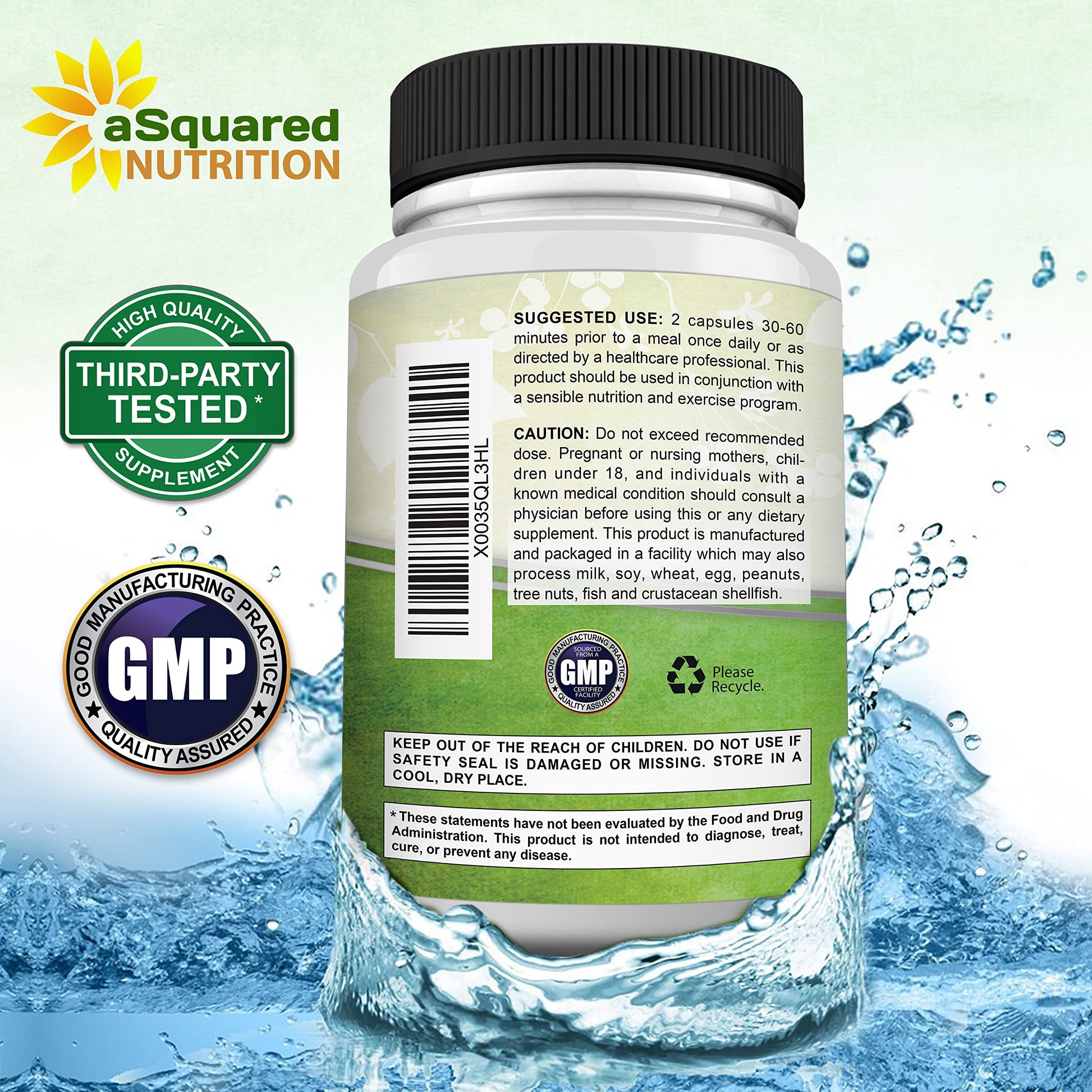 aSquared Nutrition Garcinia Cambogia 1600mg-180 Capsules-Natural Pure Extract Pills aSquared NutritionBuy Supplements Australia