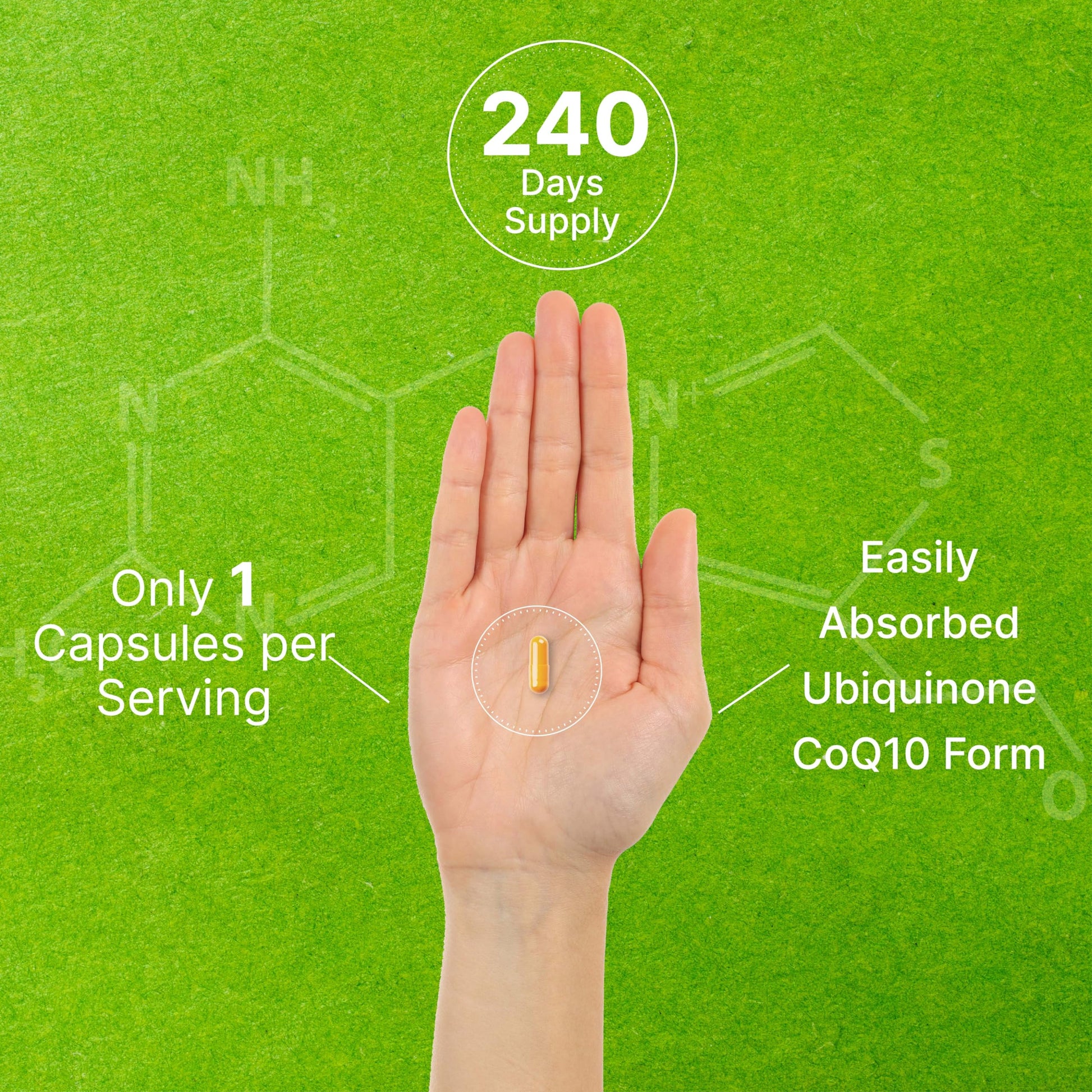 CoQ10 100mg, 240 Capsules – with Omega 3 Fatty Acid 100mg – Bioavailable Coenzyme DEAL SUPPLEMENTBuy Supplements Australia