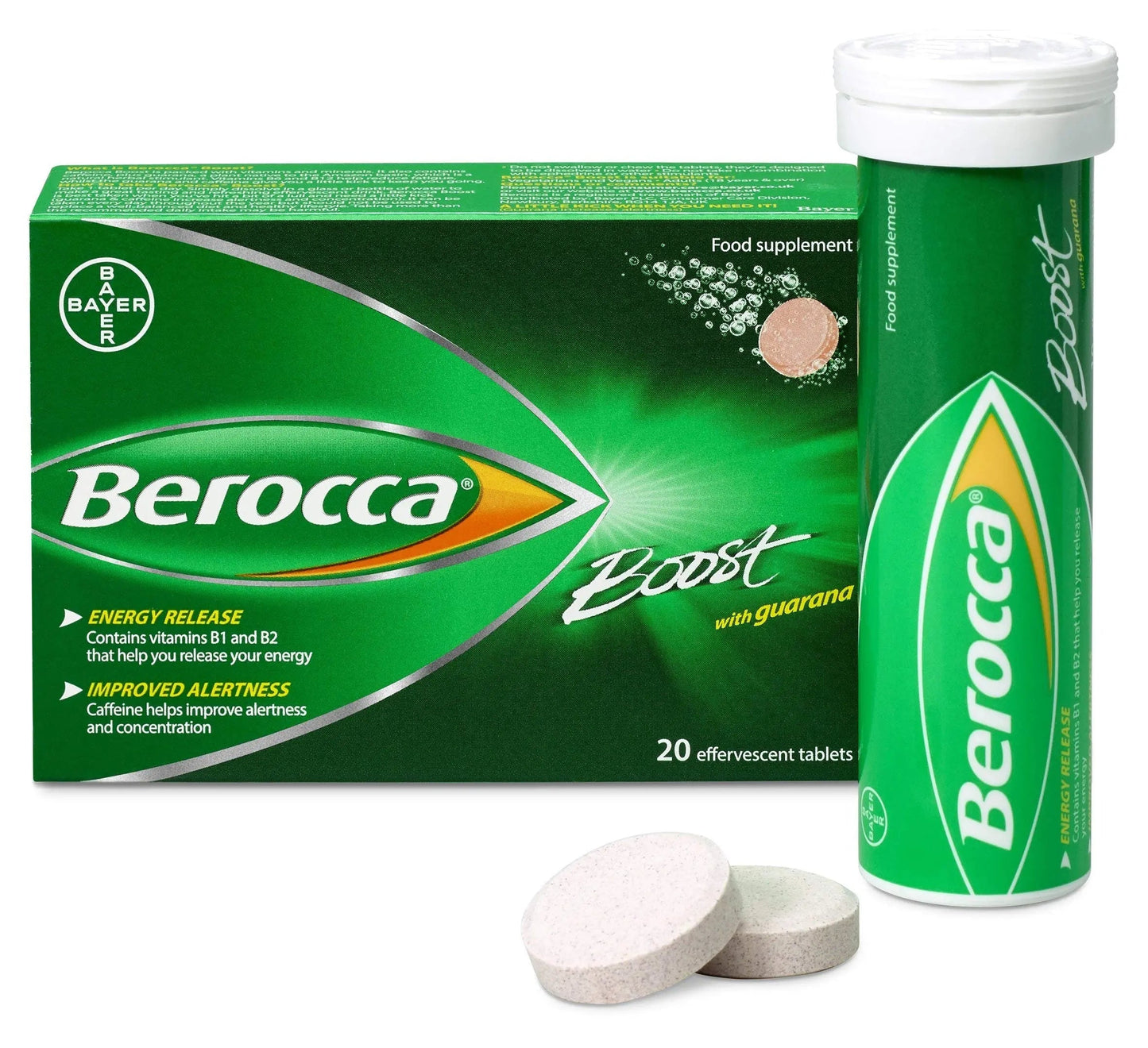 Berocca Boost Multivitamin Tablets Pack Of 20 BeroccaBuy Supplements Australia