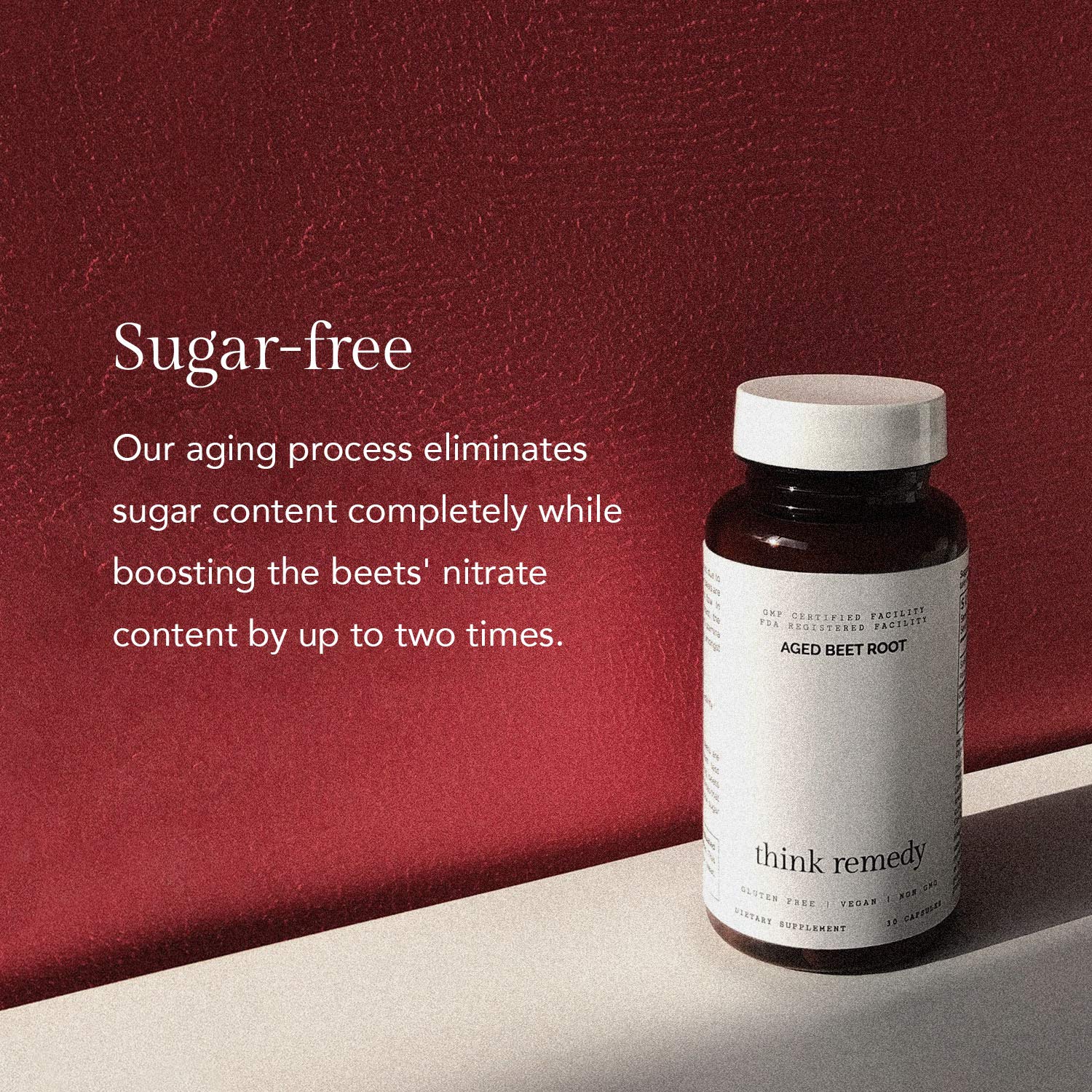 Think Remedy Aged Beet Root Capsules - Beet Pills for Stamina - Organic Beet Root Powder Think RemedyBuy Supplements Australia