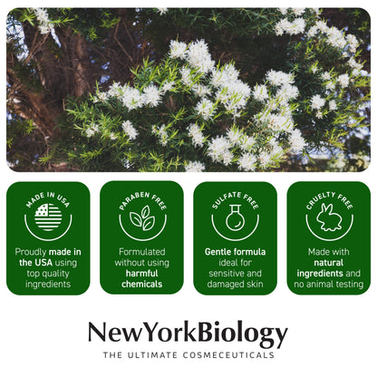 New York Biology Tea Tree Oil Foot Cream for Dry Cracked Feet, Athletes Foot, Nail Fungus NEW YORK BIOLOGY THE ULTIMATE COSMECEUTICALSBuy Supplements Australia
