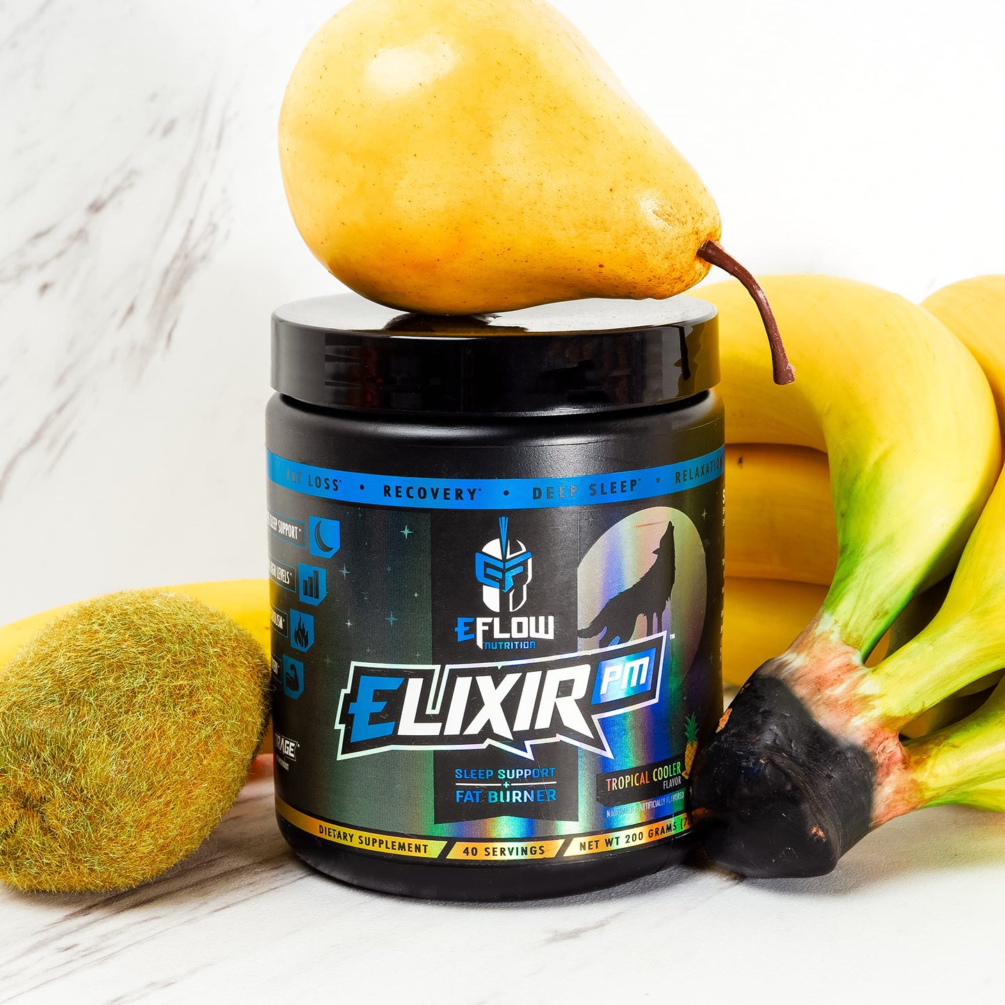 eFlow Nutrition Elixir PM - Night time Fat Burner and Natural Sleep Support - GABA, l-carnitine eFlow NutritionBuy Supplements Australia