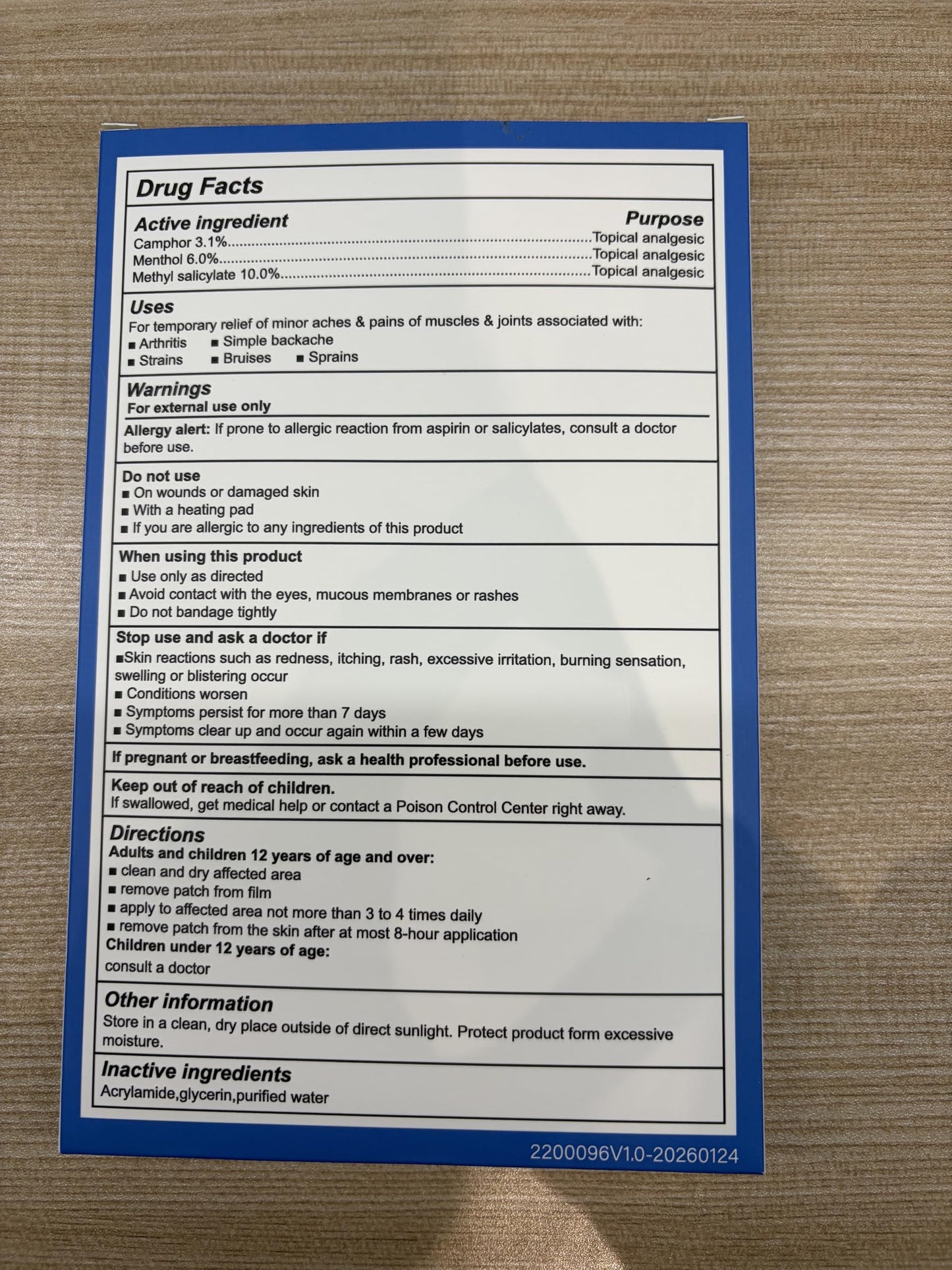 Teemofe Reusable Pain Patch, for Sore Muscle Relief - Pain Relief Patches for Back, Foot, Knee, Neck & More, Easy Adhesive Application, Fast Acting - Includes 1 Patch, 3 Adhesives&1 Carry Case-0327-1 TeemofeBuy Supplements Australia