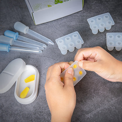 OrganiKit's Reusable Suppository Mold Kit - Eco-Friendly, 2ML, Silicone, Suppository Molds OrganiKitBuy Supplements Australia