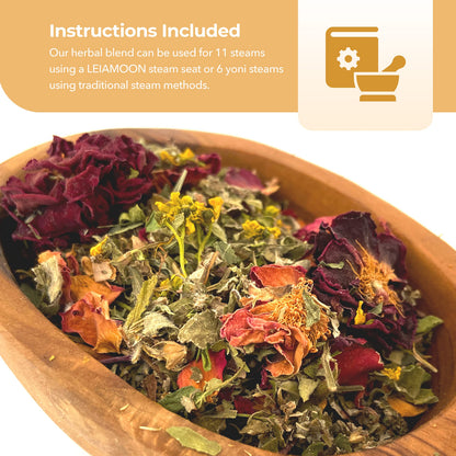 Yoni Steam Herbs Creativity Blend, Receptivity & Fertility Yoni Herbs for Cleansing and Toning LeiamoonBuy Supplements Australia