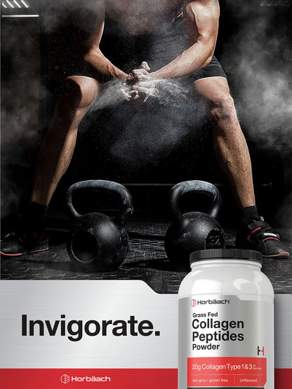 Collagen Peptides Powder 40 oz | Unflavored | Type 1 and 3 | Hydrolyzed Protein Collagen HorbäachBuy Supplements Australia