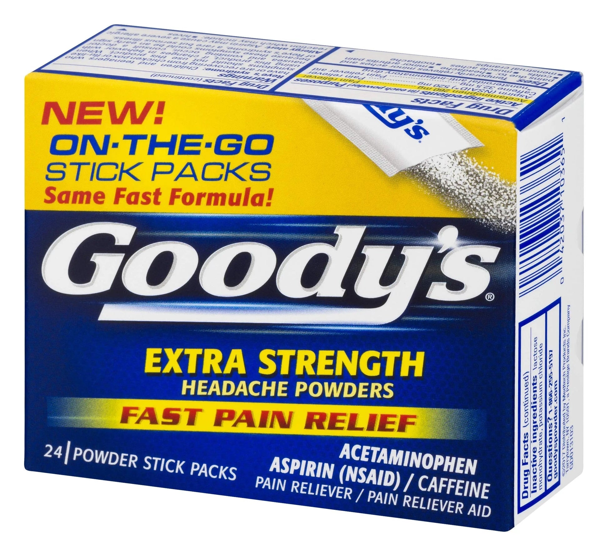 Goody's Extra Strength Powders | Fast Pain Relief | Aspirin & Caffeine | 24 Count Goody'sBuy Supplements Australia